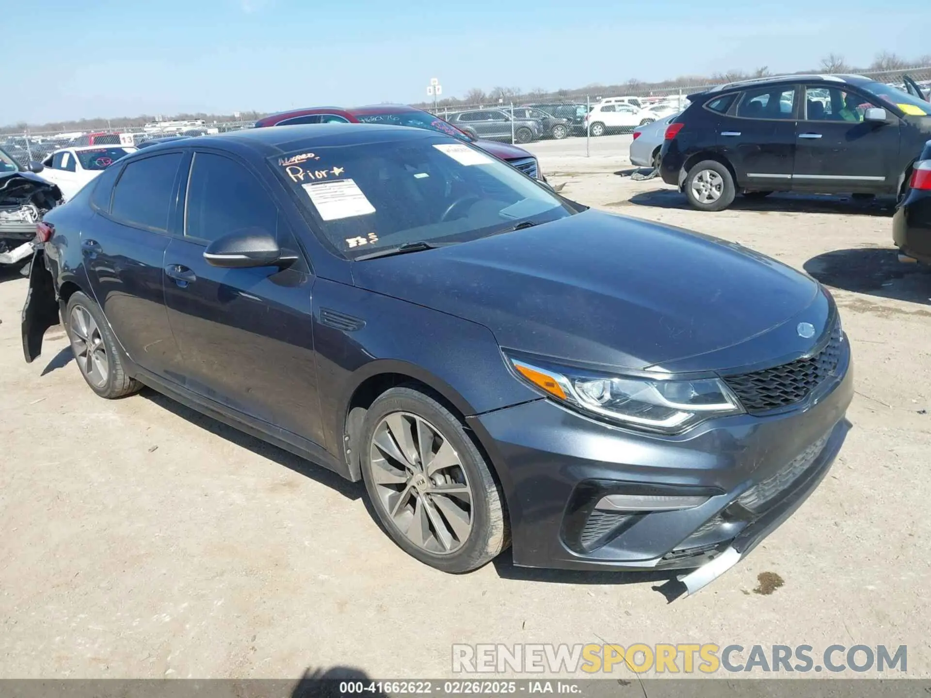 1 Photograph of a damaged car 5XXGT4L38LG443857 KIA OPTIMA 2020