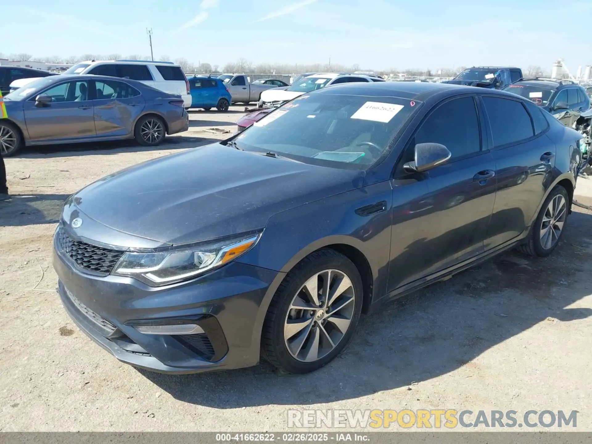 2 Photograph of a damaged car 5XXGT4L38LG443857 KIA OPTIMA 2020