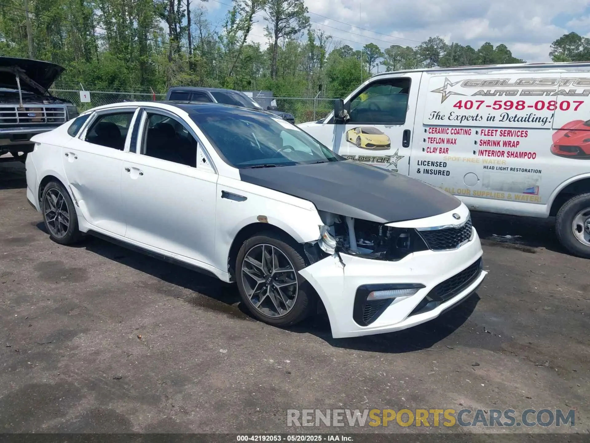 1 Photograph of a damaged car 5XXGT4L38LG447472 KIA OPTIMA 2020