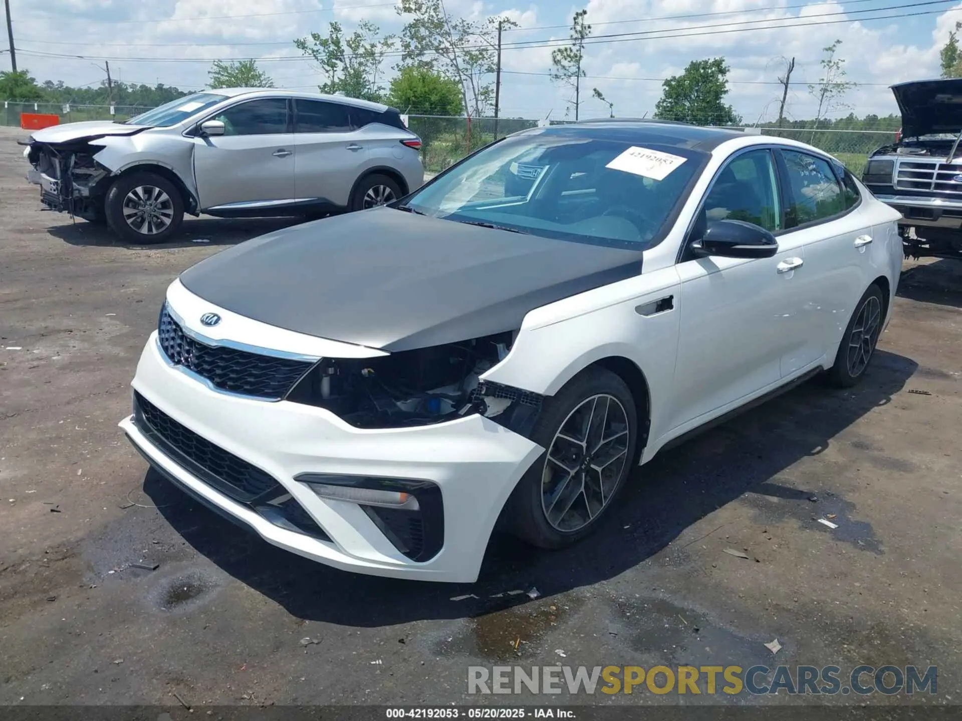 2 Photograph of a damaged car 5XXGT4L38LG447472 KIA OPTIMA 2020