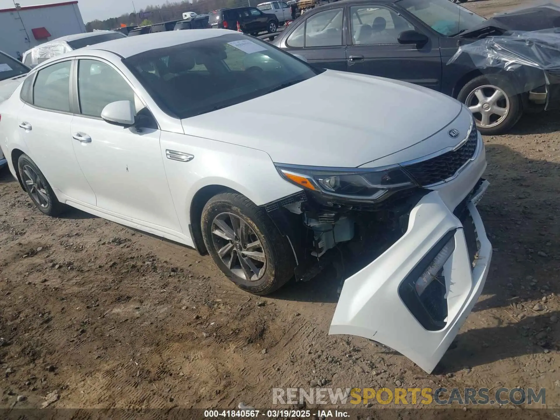 1 Photograph of a damaged car 5XXGT4L38LG448881 KIA OPTIMA 2020