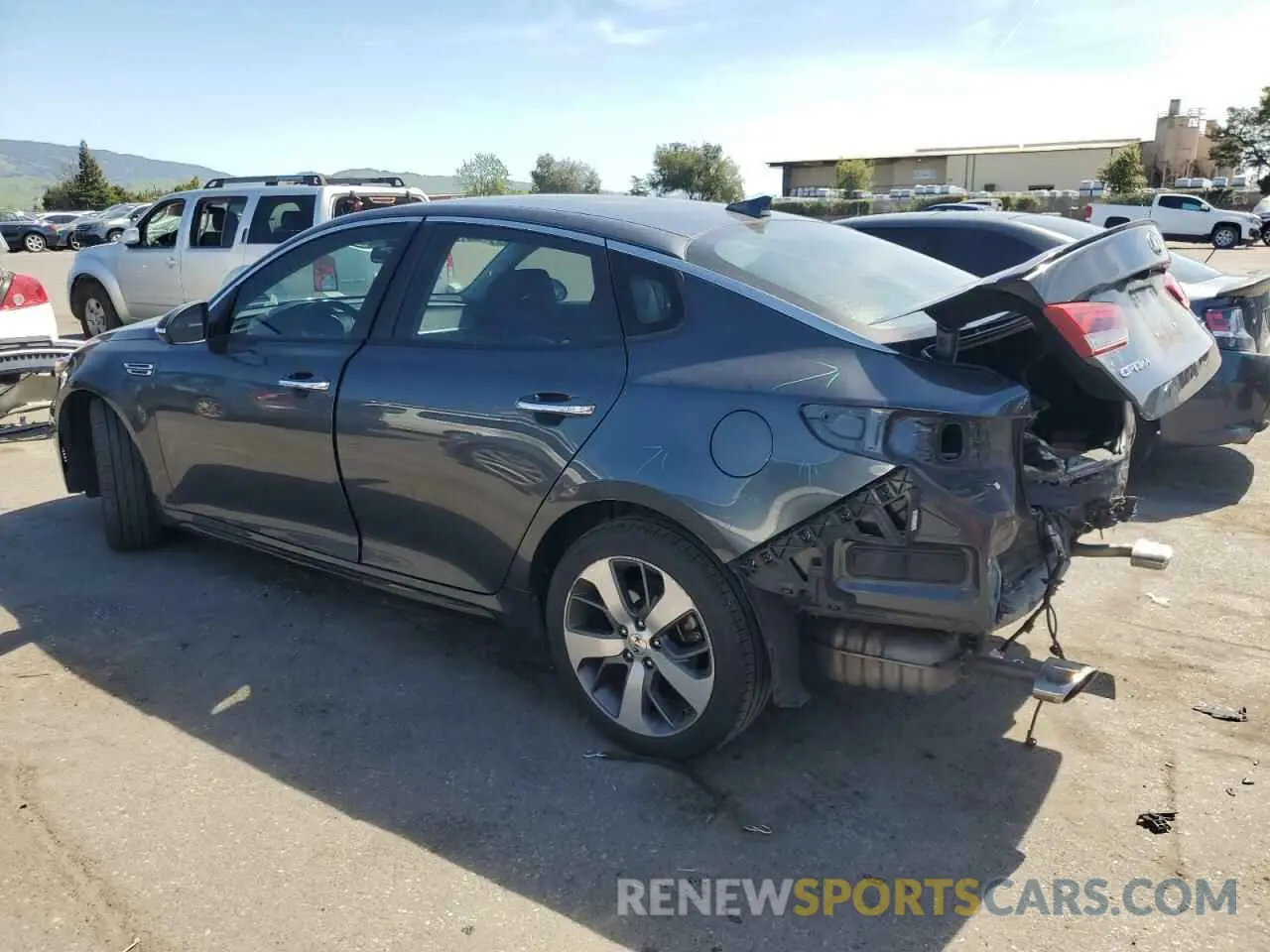 2 Photograph of a damaged car 5XXGT4L39LG407272 KIA OPTIMA 2020