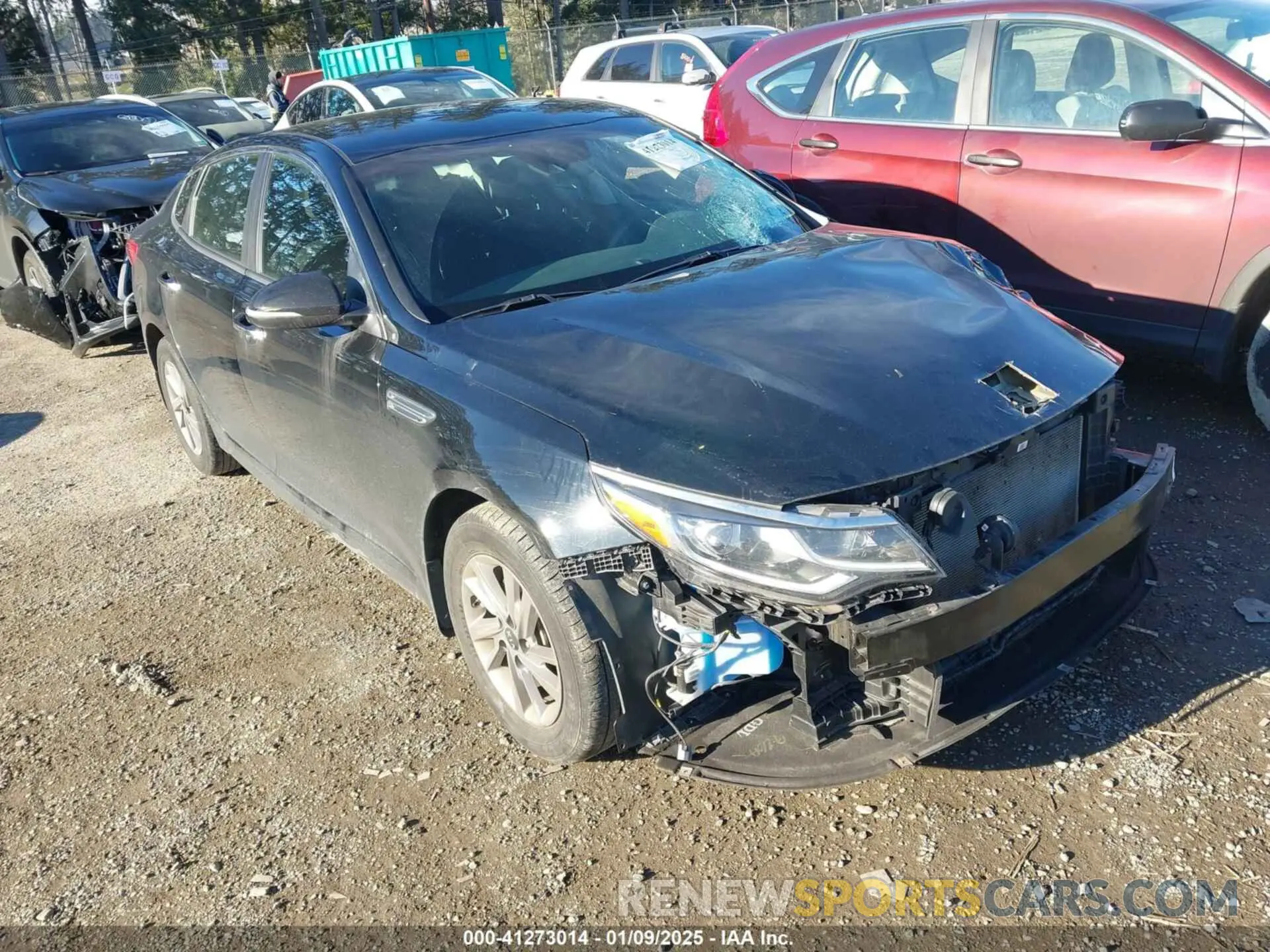 1 Photograph of a damaged car 5XXGT4L39LG409992 KIA OPTIMA 2020
