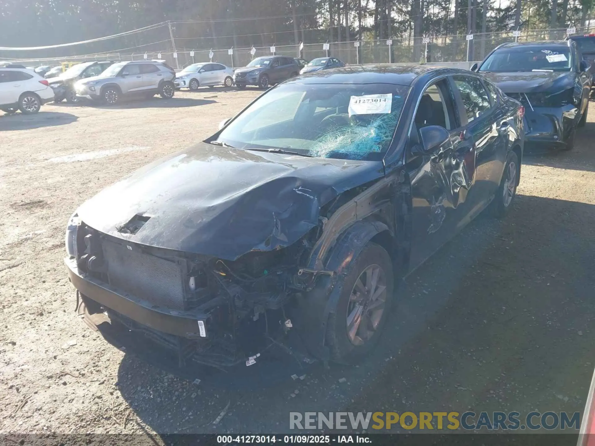 2 Photograph of a damaged car 5XXGT4L39LG409992 KIA OPTIMA 2020