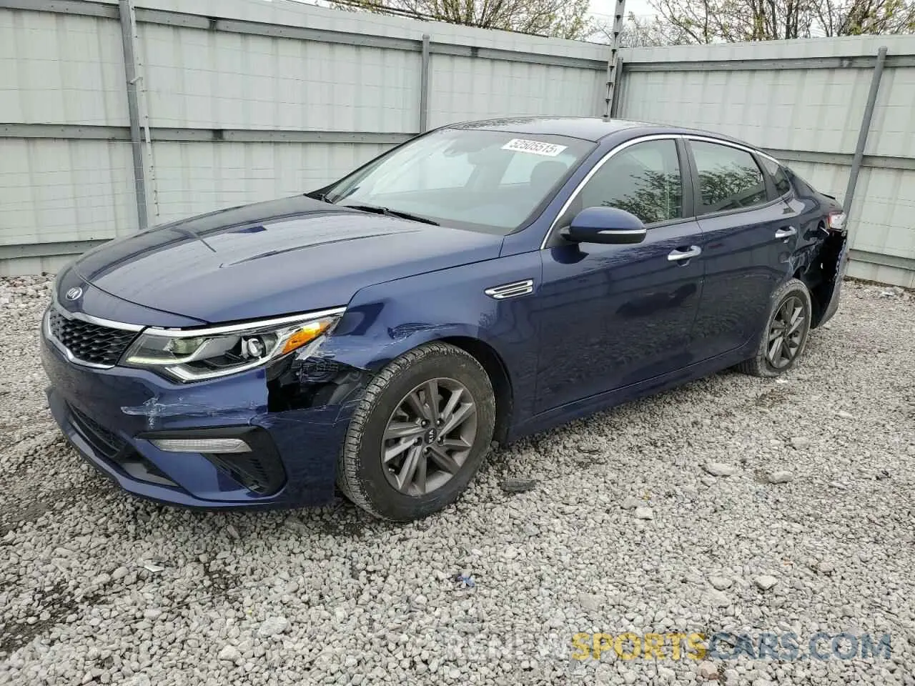 1 Photograph of a damaged car 5XXGT4L39LG414013 KIA OPTIMA 2020