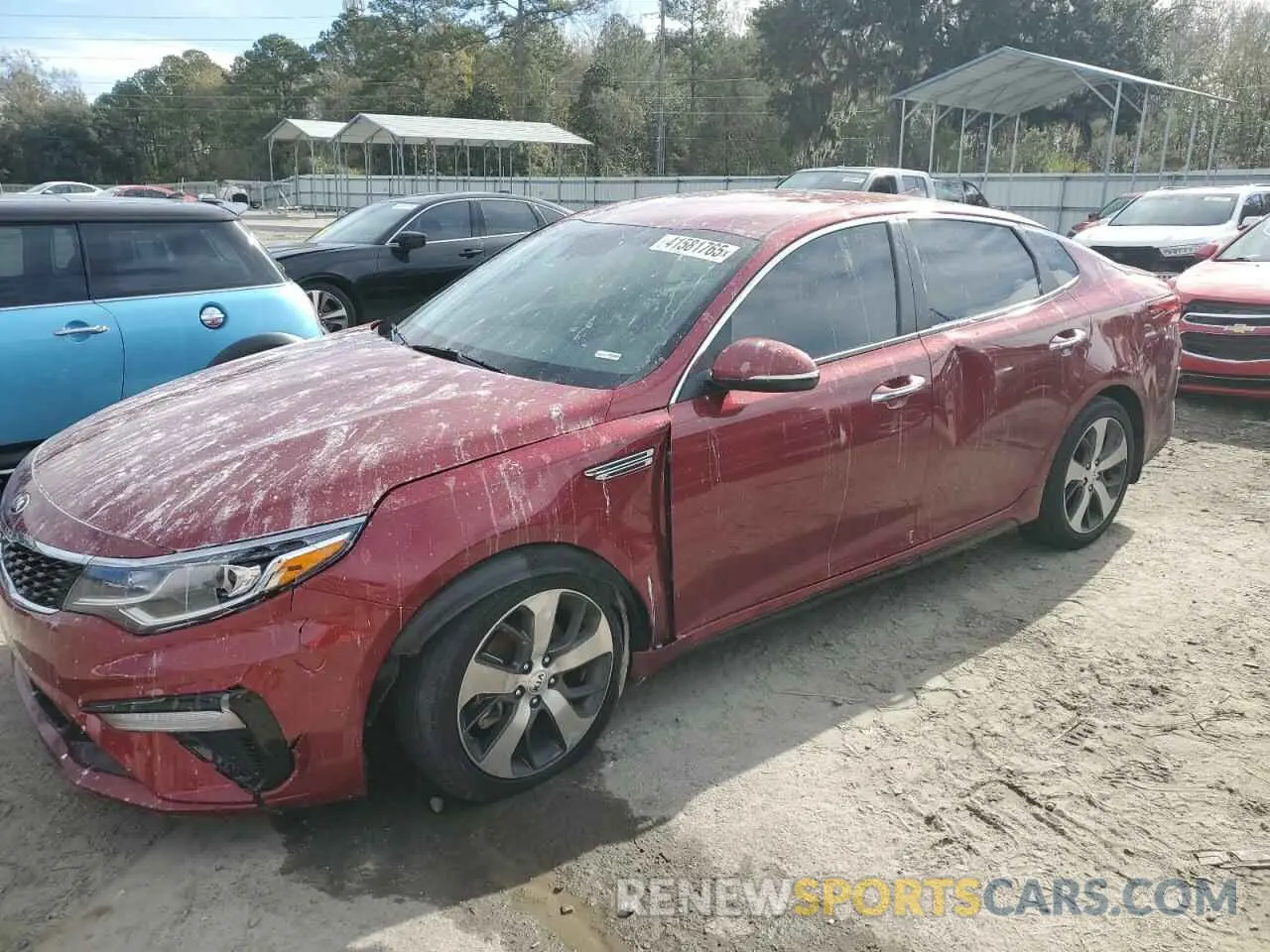 1 Photograph of a damaged car 5XXGT4L39LG449165 KIA OPTIMA 2020