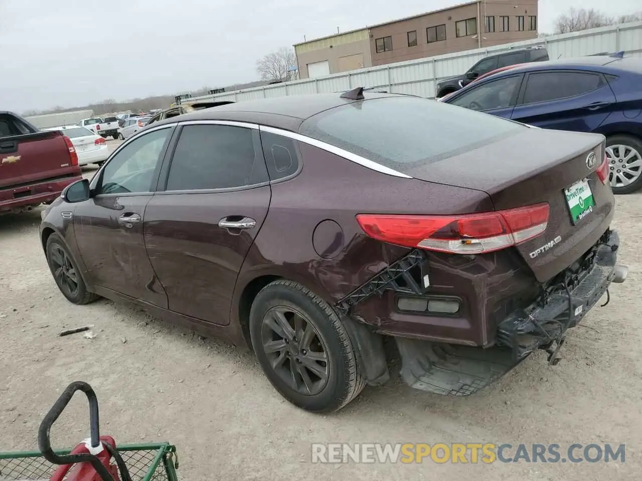 2 Photograph of a damaged car 5XXGT4L3XLG380082 KIA OPTIMA 2020