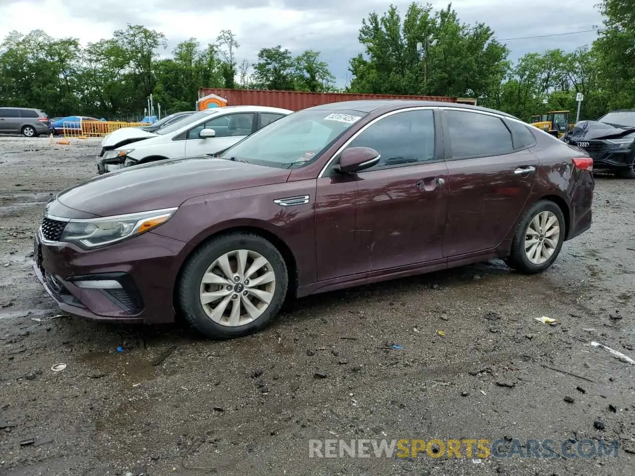 1 Photograph of a damaged car 5XXGT4L3XLG382995 KIA OPTIMA 2020