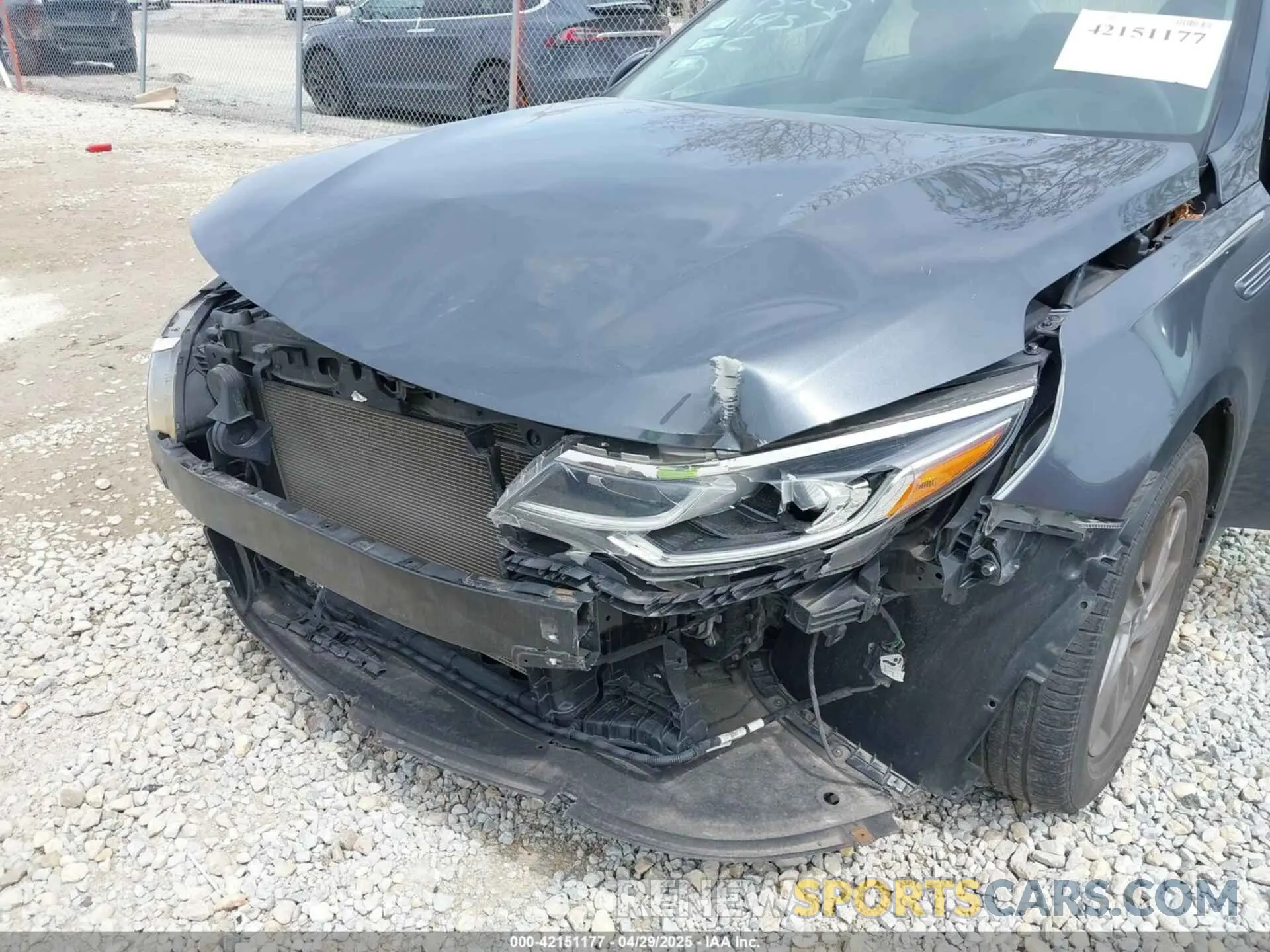 6 Photograph of a damaged car 5XXGT4L3XLG391437 KIA OPTIMA 2020