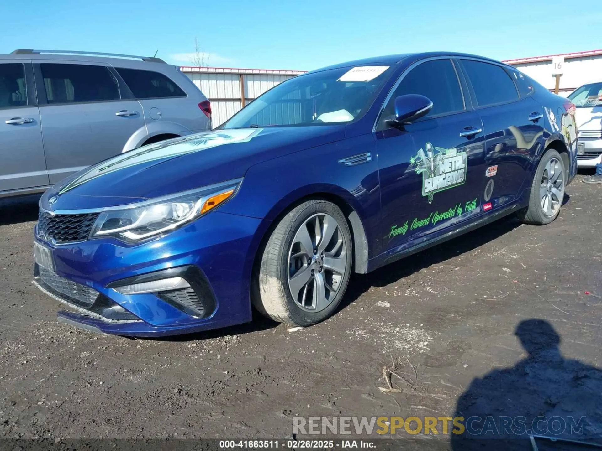2 Photograph of a damaged car 5XXGT4L3XLG412772 KIA OPTIMA 2020