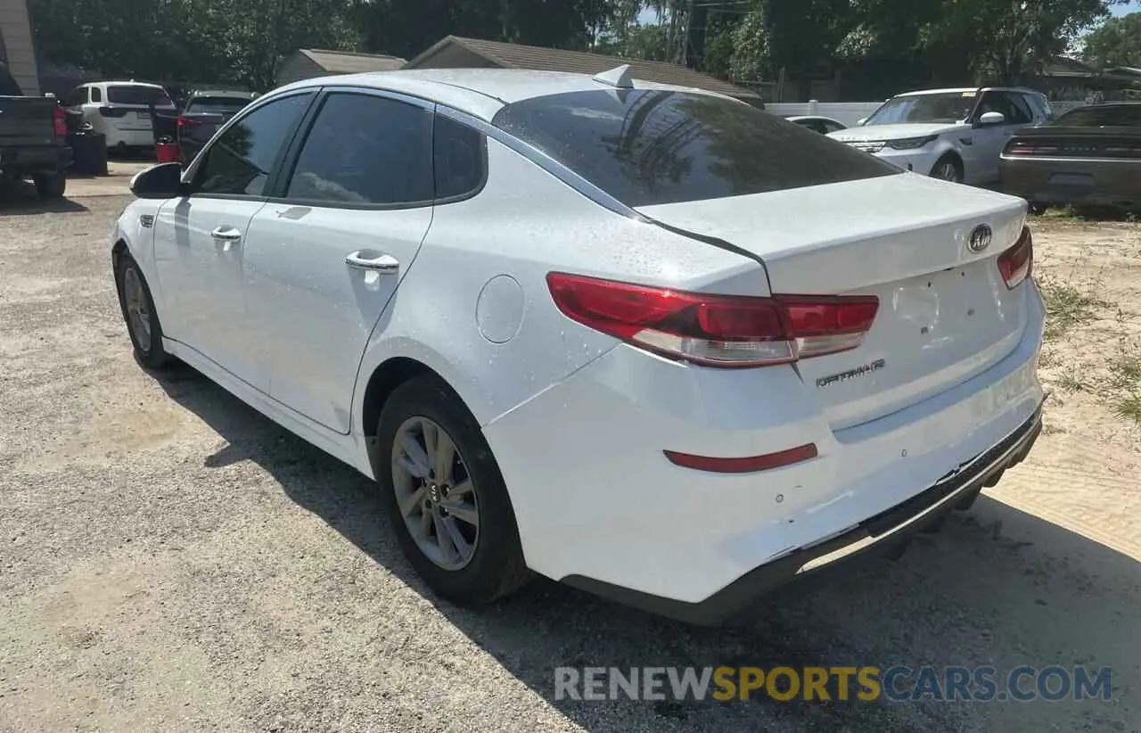 3 Photograph of a damaged car 5XXGT4L3XLG424131 KIA OPTIMA 2020