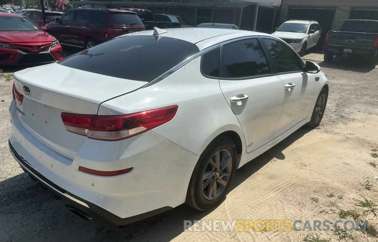 4 Photograph of a damaged car 5XXGT4L3XLG424131 KIA OPTIMA 2020