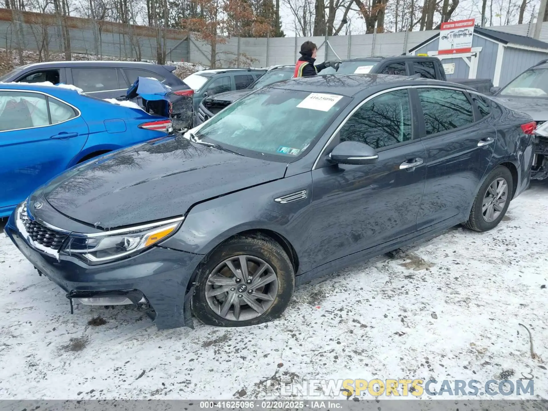 2 Photograph of a damaged car 5XXGT4L3XLG434058 KIA OPTIMA 2020