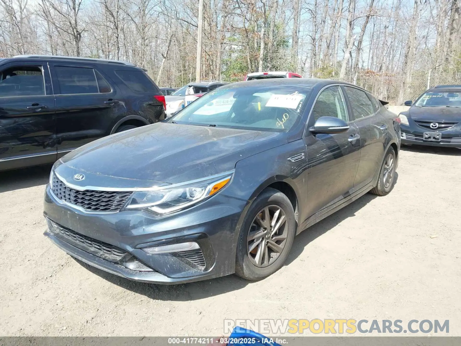 2 Photograph of a damaged car 5XXGT4L3XLG438465 KIA OPTIMA 2020