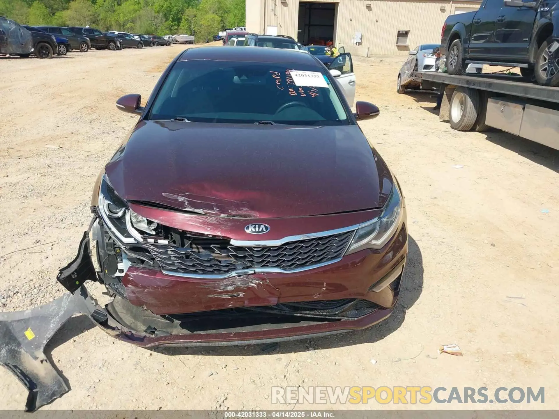 13 Photograph of a damaged car 5XXGT4L3XLG451698 KIA OPTIMA 2020
