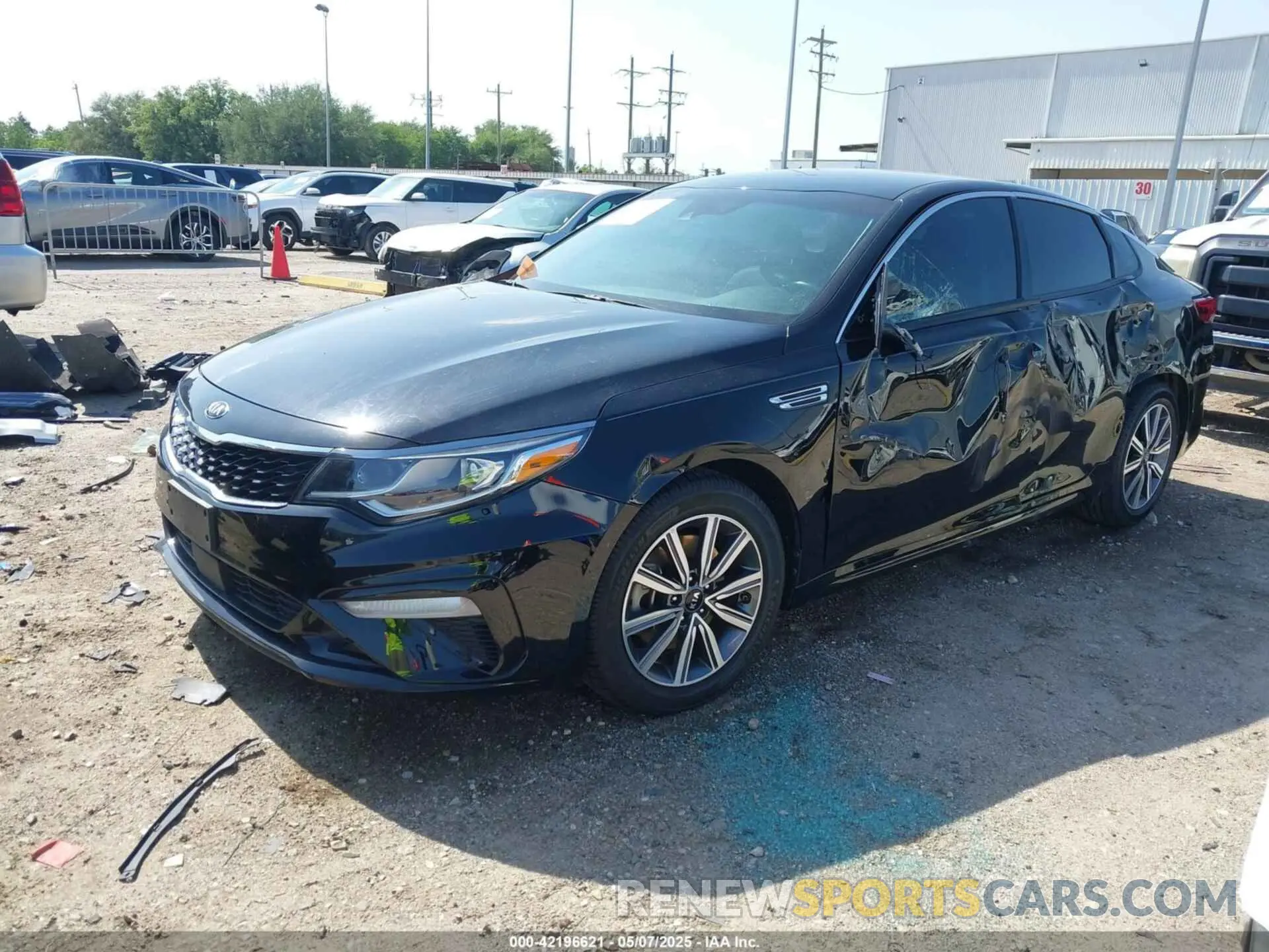 2 Photograph of a damaged car 5XXGU4L17LG395053 KIA OPTIMA 2020
