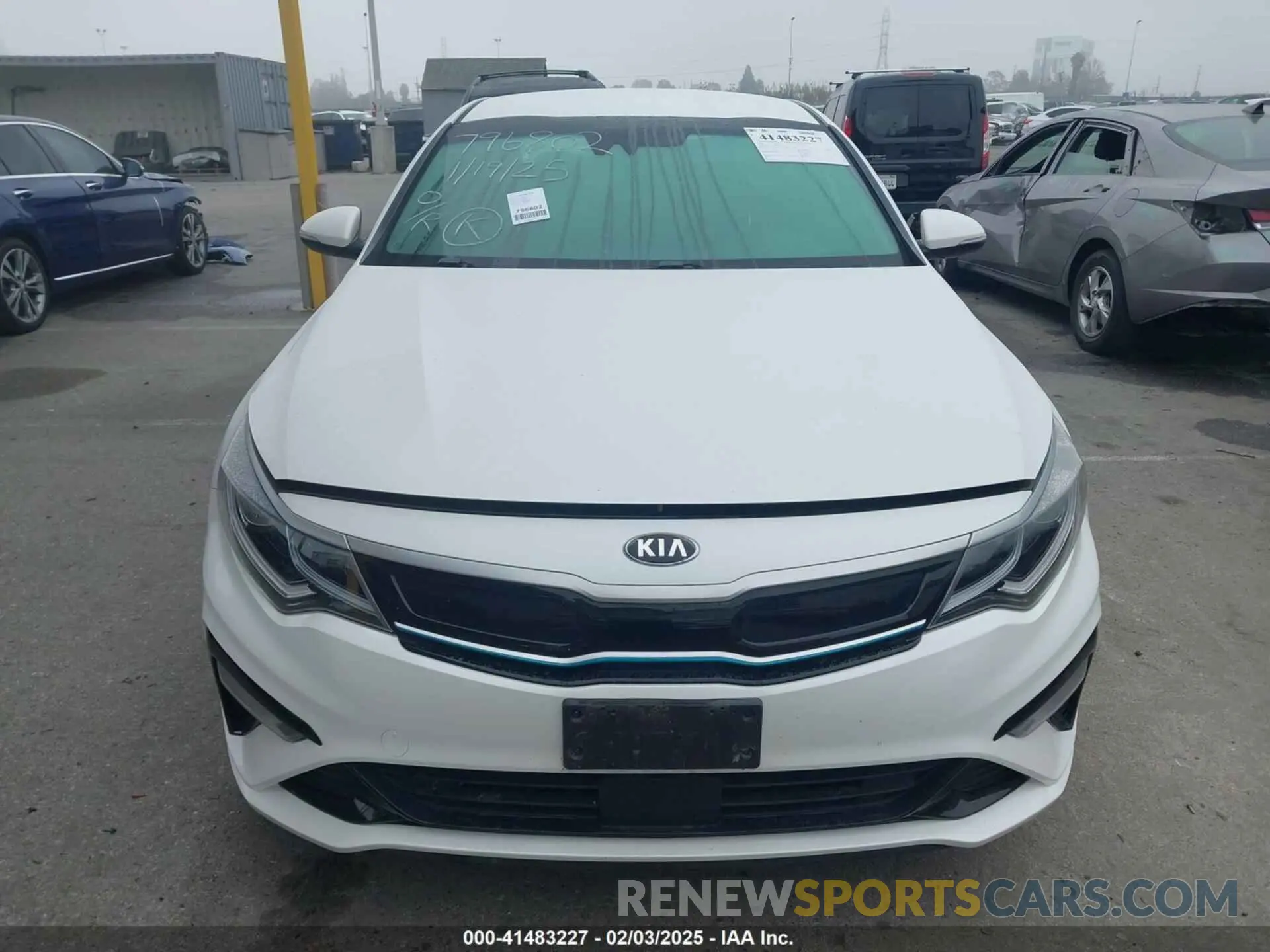 13 Photograph of a damaged car KNAGU4LE3L5037307 KIA OPTIMA HYBRID 2020
