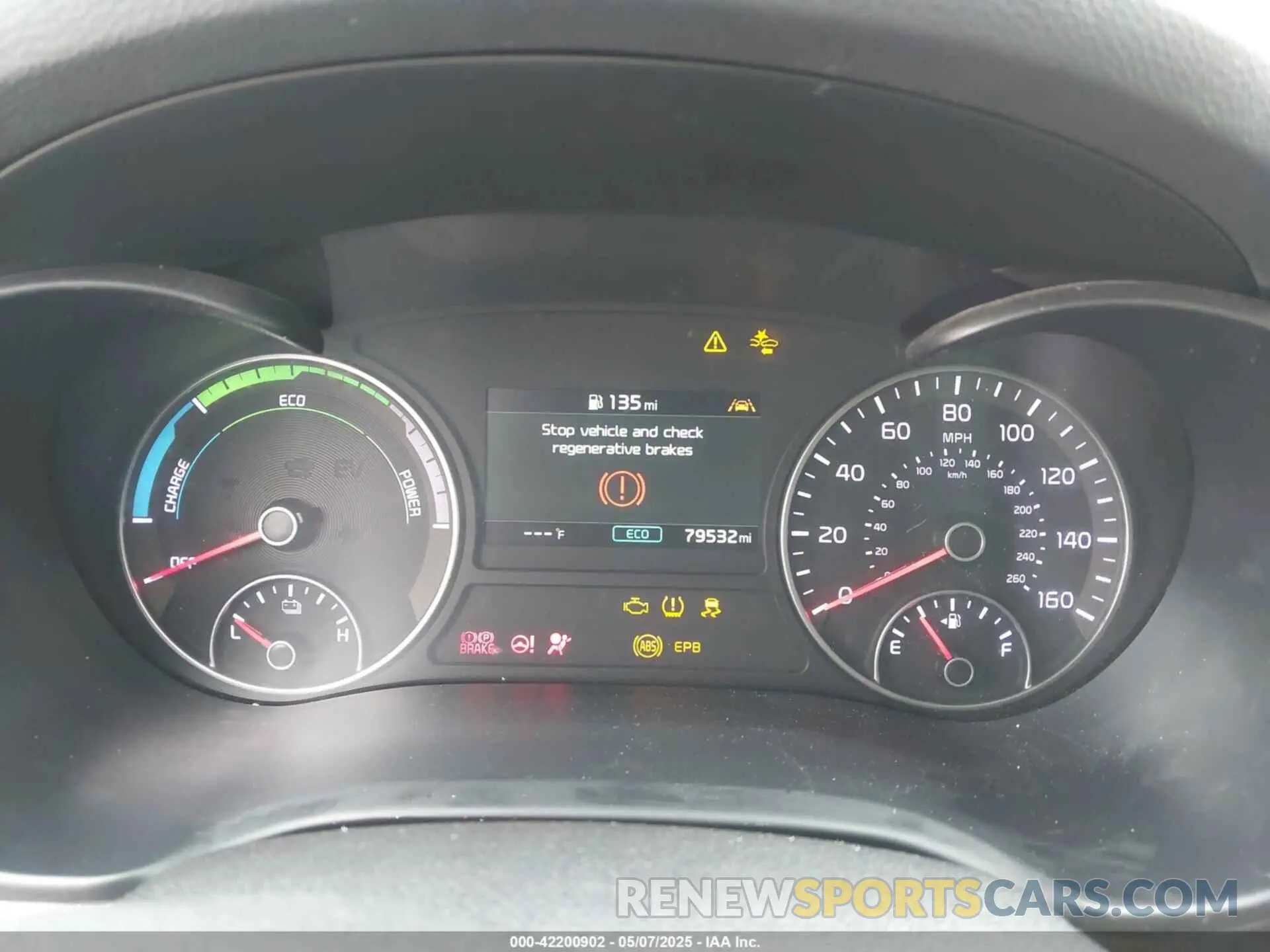 7 Photograph of a damaged car KNAGU4LE4L5038983 KIA OPTIMA HYBRID 2020