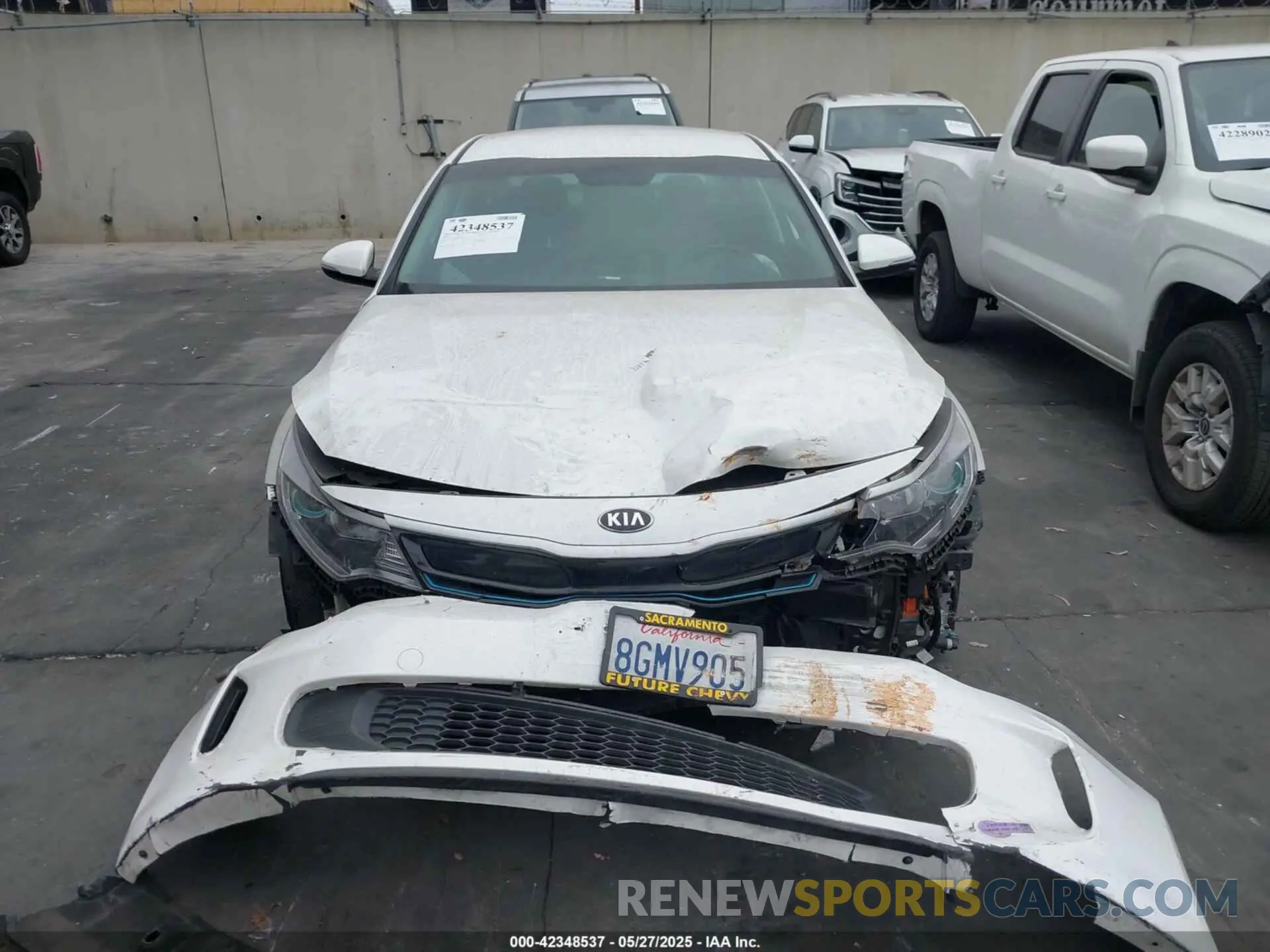 13 Photograph of a damaged car KNAGV4LD5K5031981 KIA OPTIMA PLUG-IN HYBRID 2019