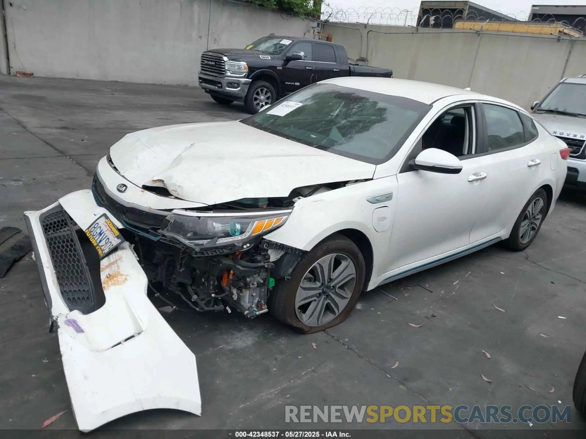 2 Photograph of a damaged car KNAGV4LD5K5031981 KIA OPTIMA PLUG-IN HYBRID 2019