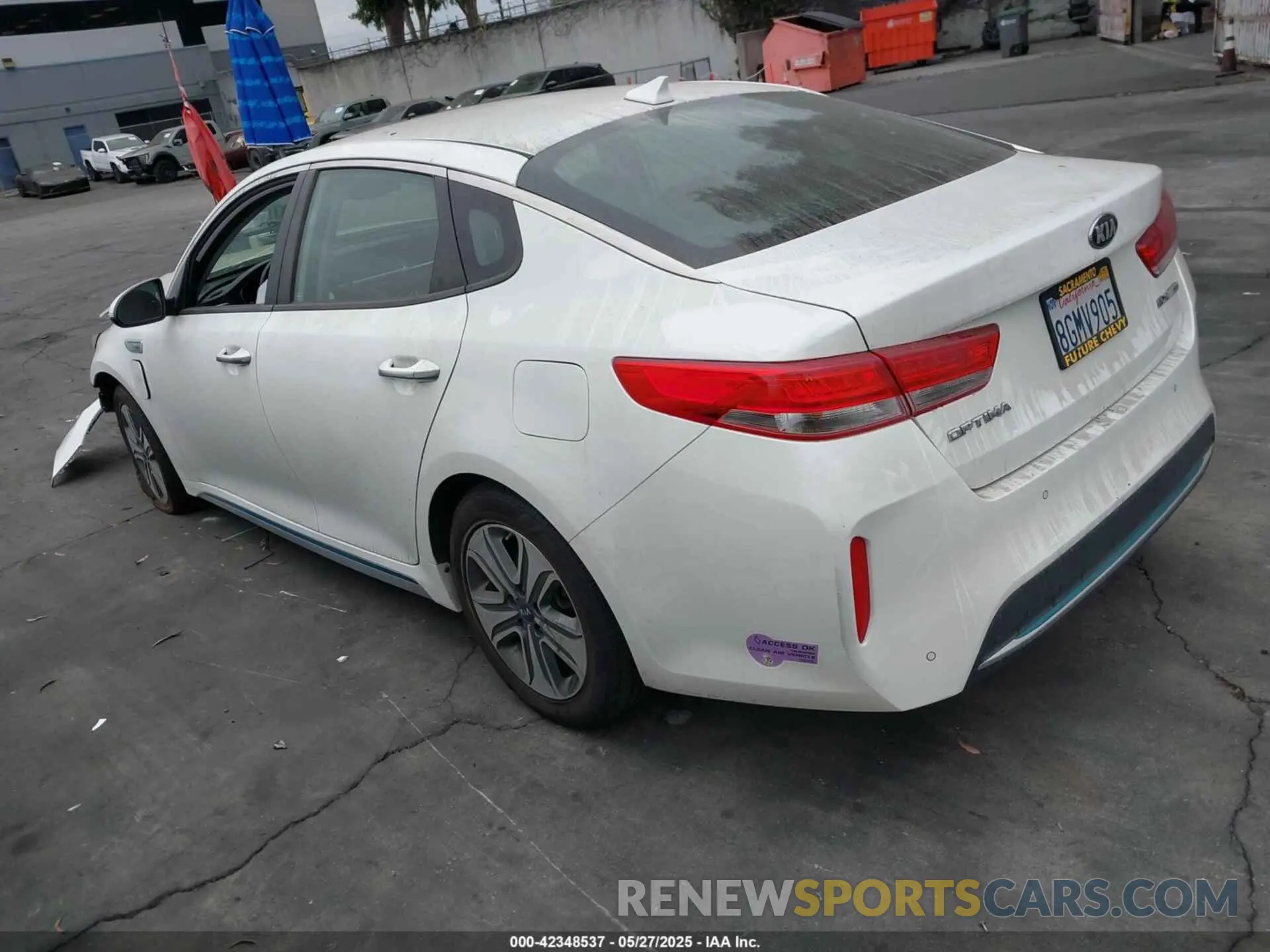 3 Photograph of a damaged car KNAGV4LD5K5031981 KIA OPTIMA PLUG-IN HYBRID 2019