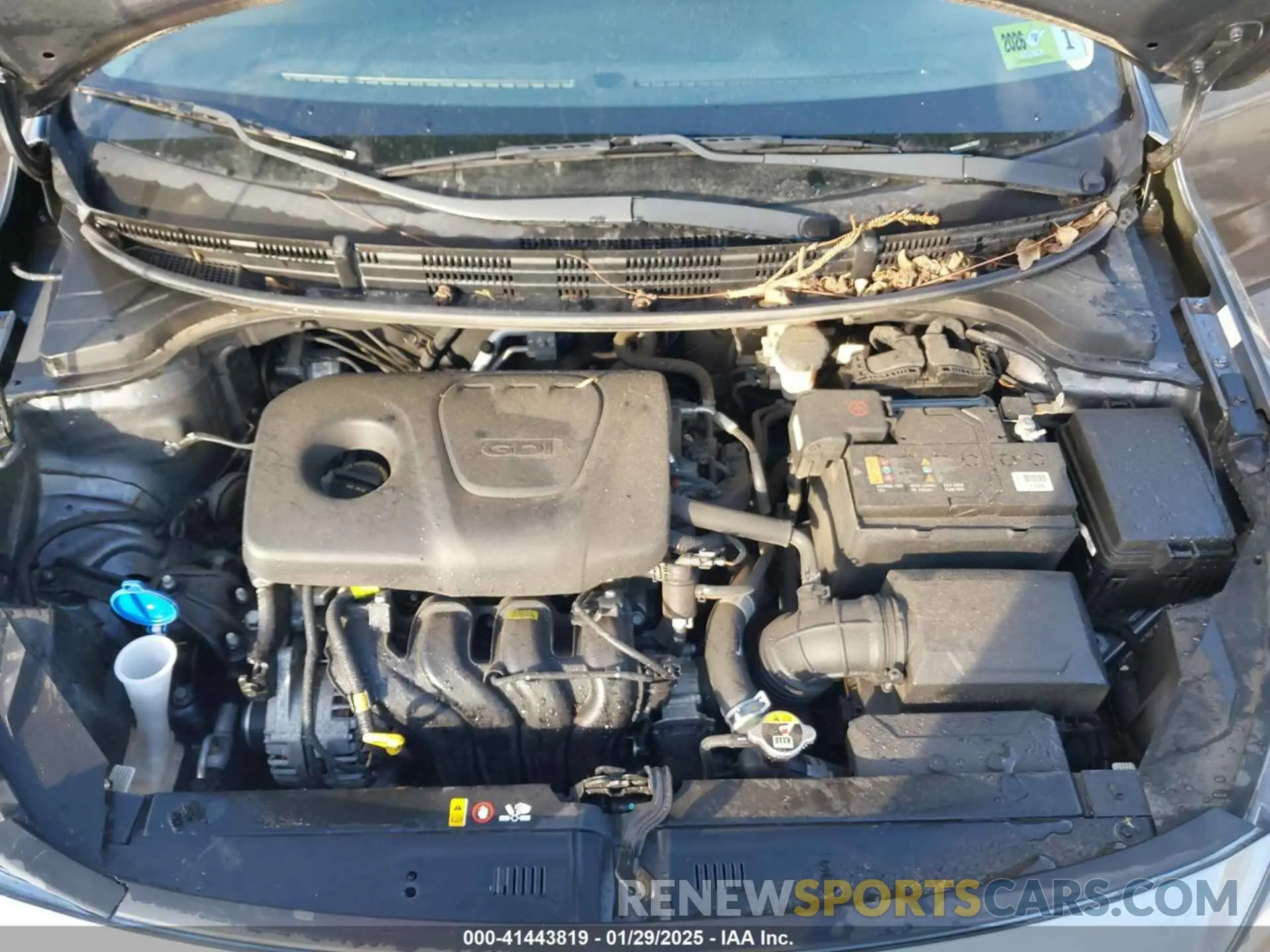 10 Photograph of a damaged car 3KPA24AB0KE178507 KIA RIO 2019