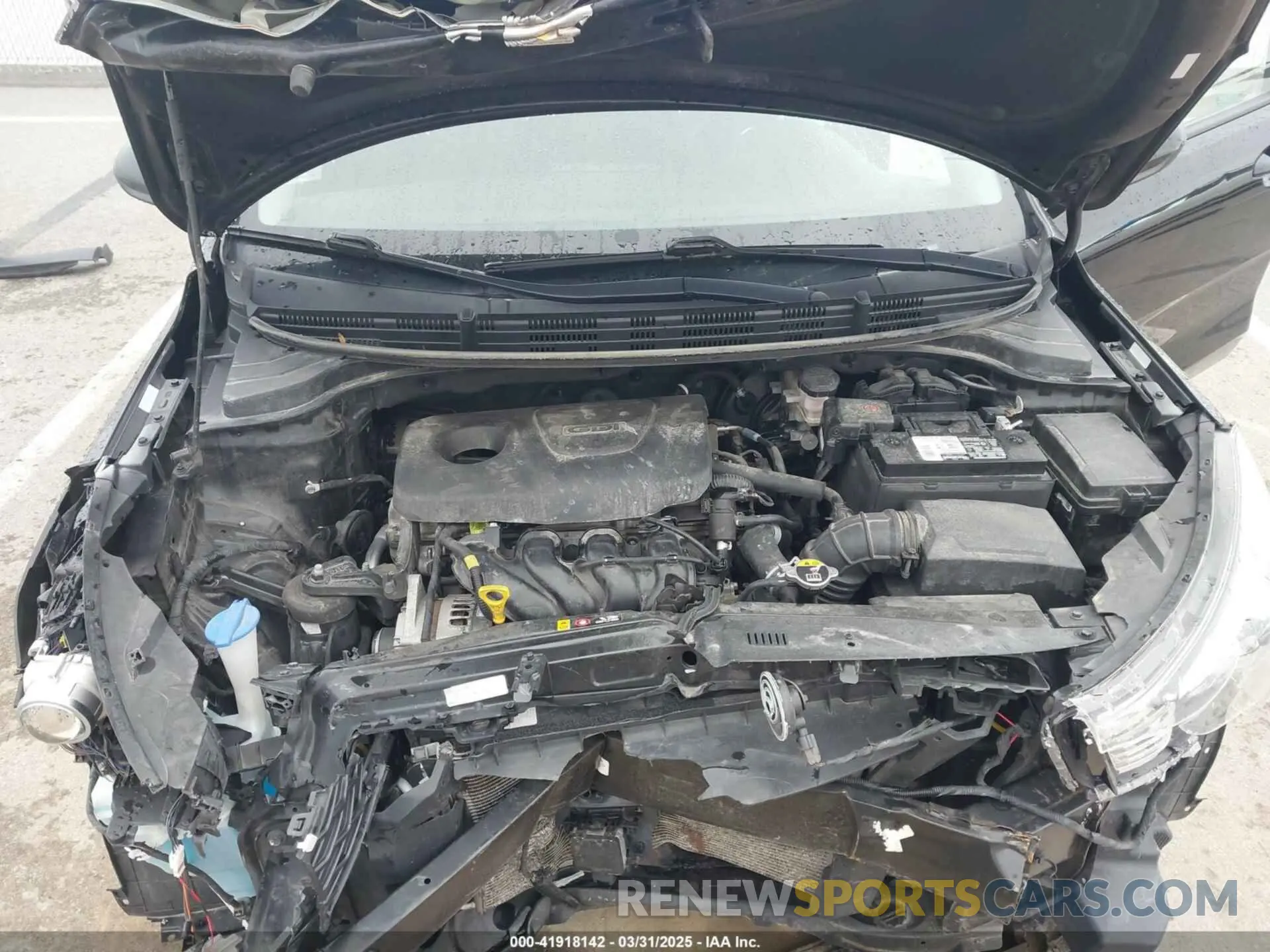 10 Photograph of a damaged car 3KPA24AB0KE180046 KIA RIO 2019