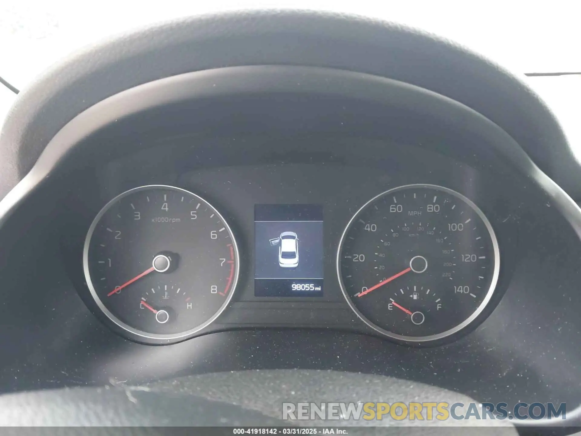7 Photograph of a damaged car 3KPA24AB0KE180046 KIA RIO 2019