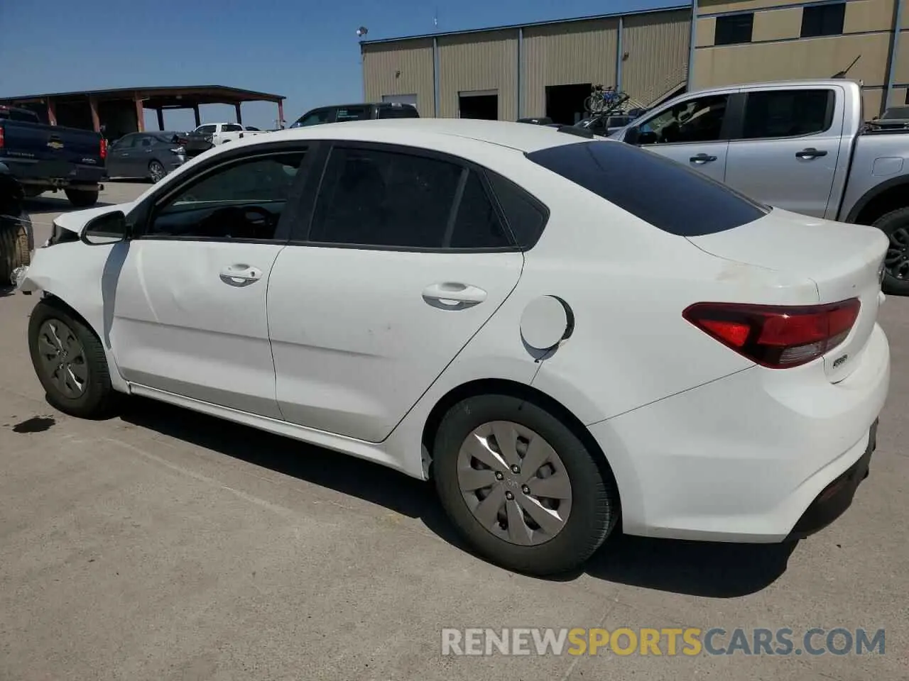 2 Photograph of a damaged car 3KPA24AB0KE198448 KIA RIO 2019