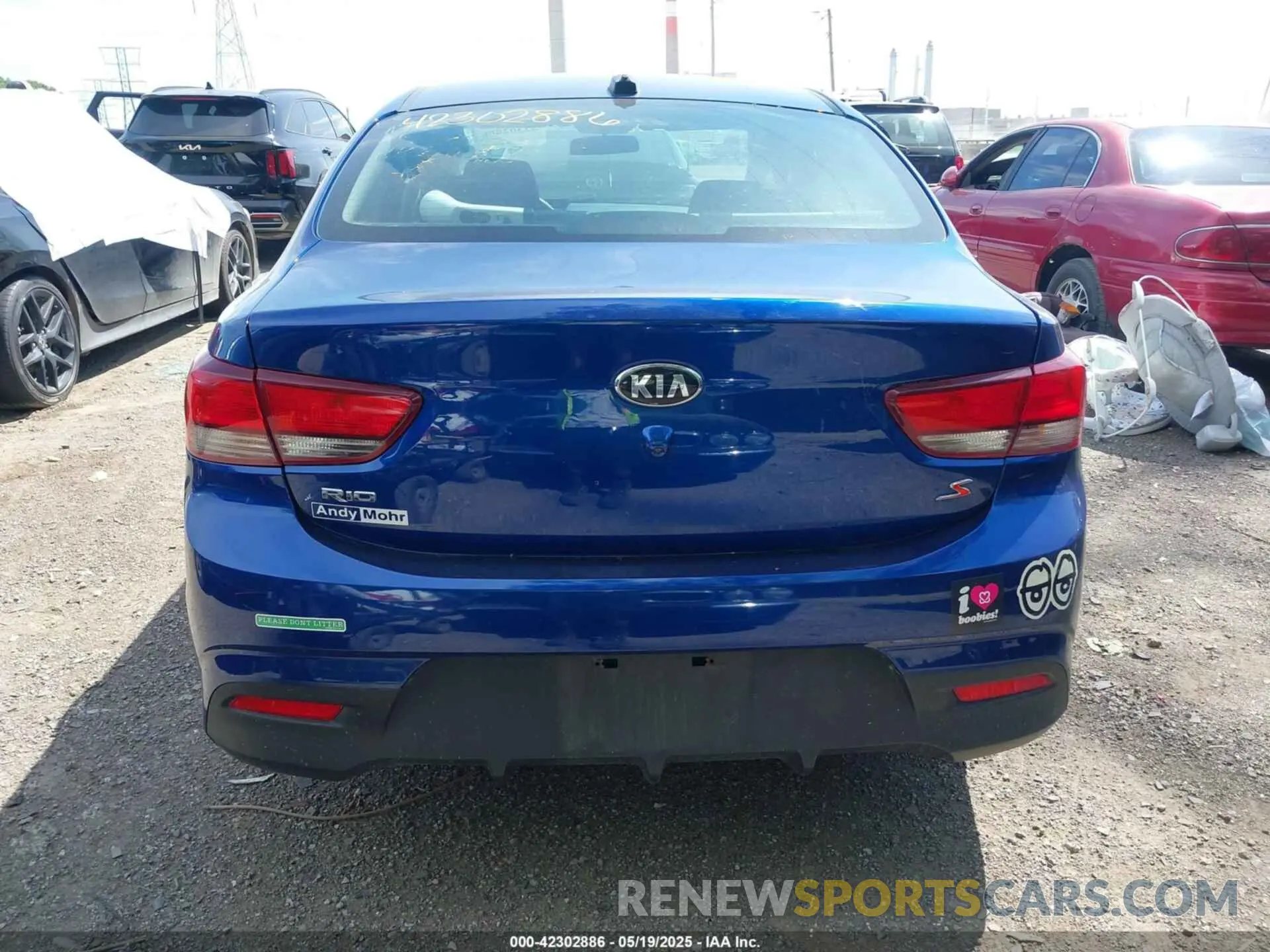 15 Photograph of a damaged car 3KPA24AB0KE200392 KIA RIO 2019
