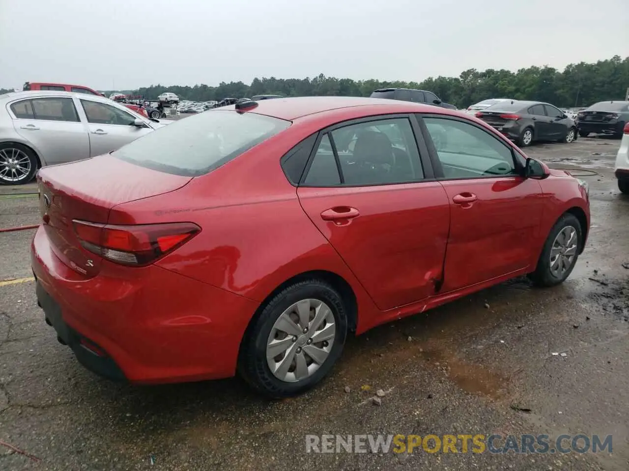 3 Photograph of a damaged car 3KPA24AB0KE200425 KIA RIO 2019