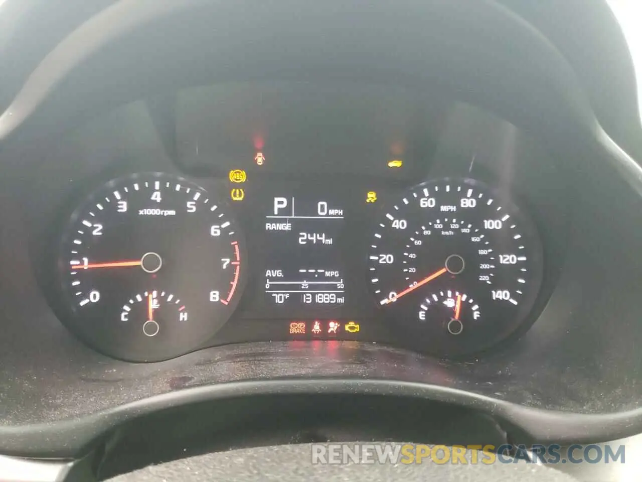 9 Photograph of a damaged car 3KPA24AB0KE200425 KIA RIO 2019