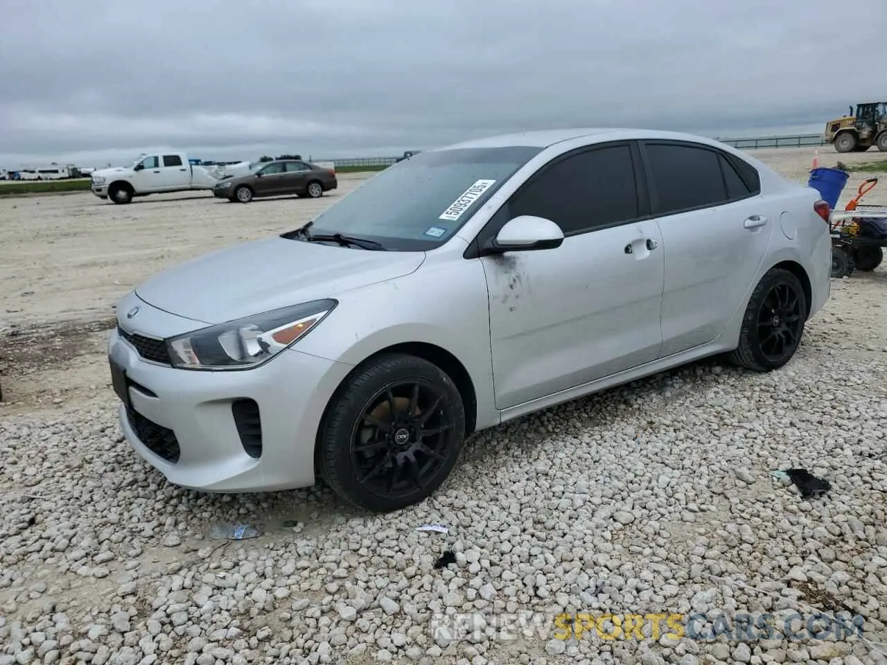 1 Photograph of a damaged car 3KPA24AB0KE205320 KIA RIO 2019