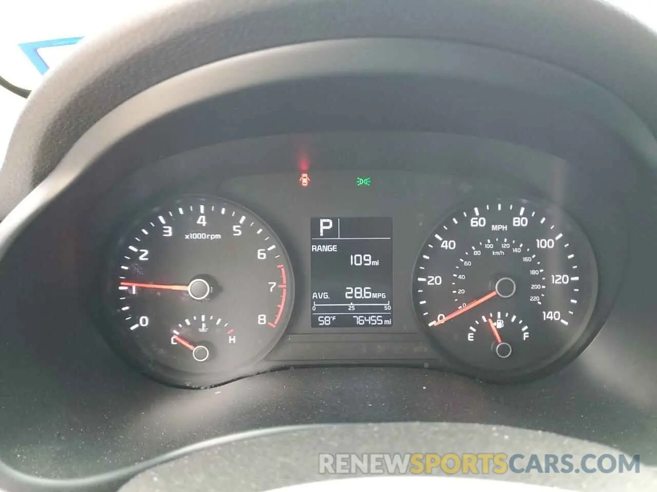 9 Photograph of a damaged car 3KPA24AB0KE205320 KIA RIO 2019
