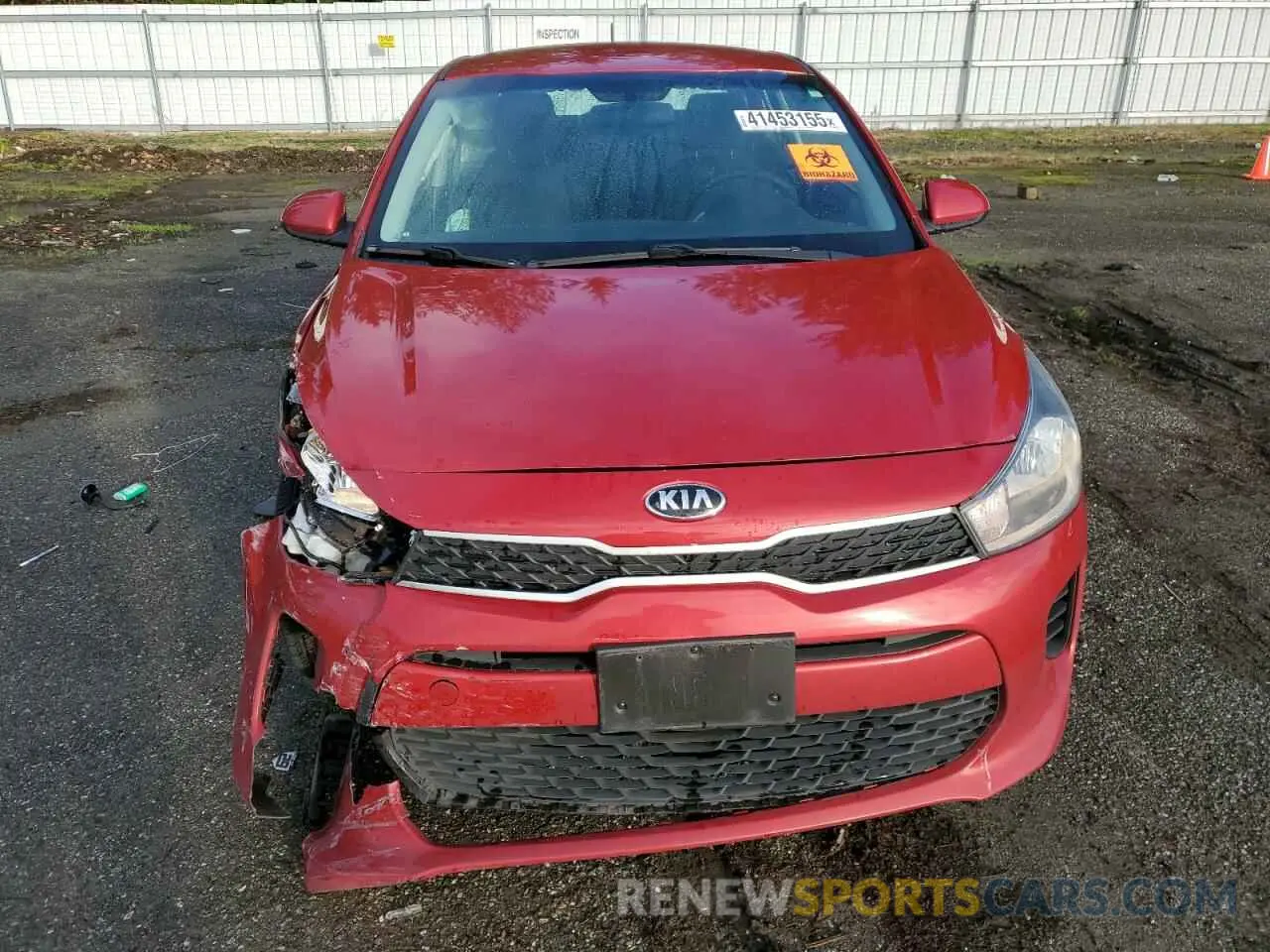 5 Photograph of a damaged car 3KPA24AB0KE207732 KIA RIO 2019