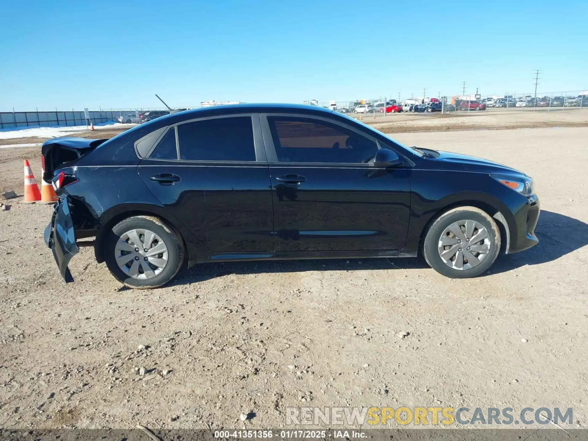 13 Photograph of a damaged car 3KPA24AB0KE214115 KIA RIO 2019