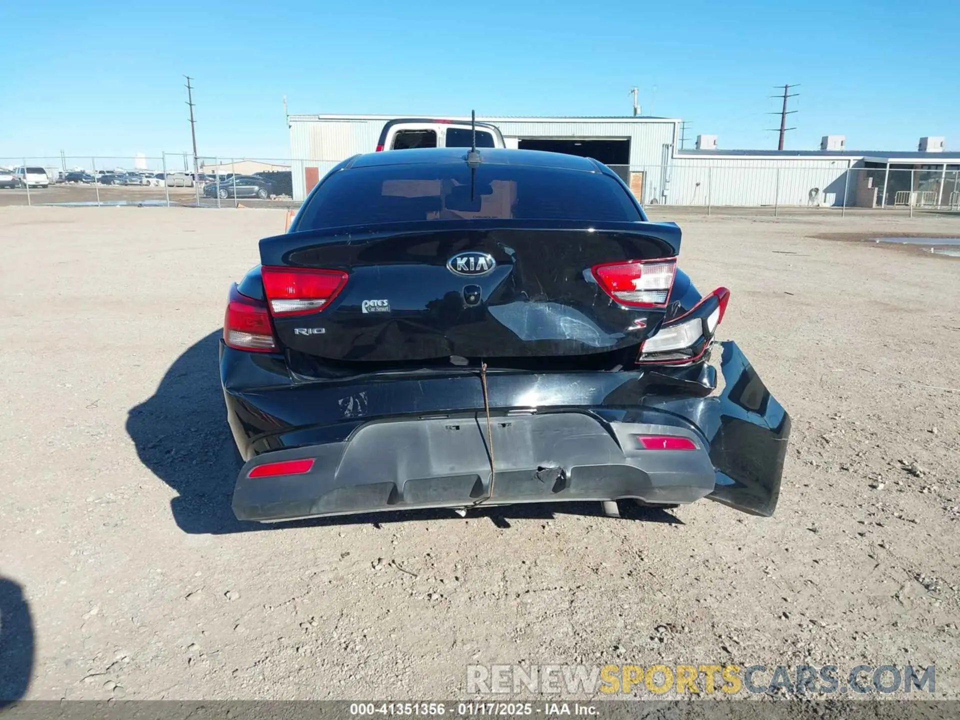16 Photograph of a damaged car 3KPA24AB0KE214115 KIA RIO 2019