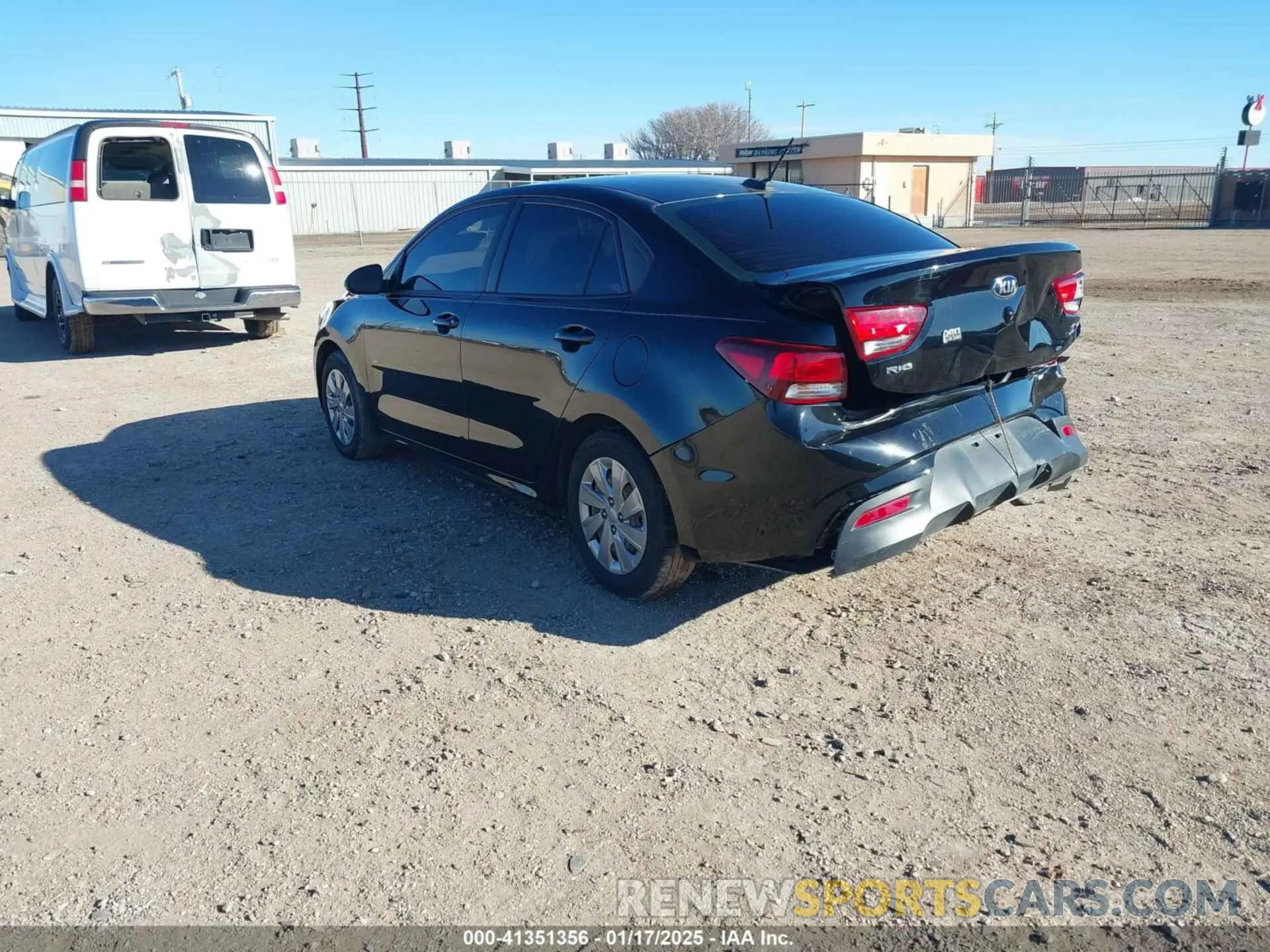 3 Photograph of a damaged car 3KPA24AB0KE214115 KIA RIO 2019