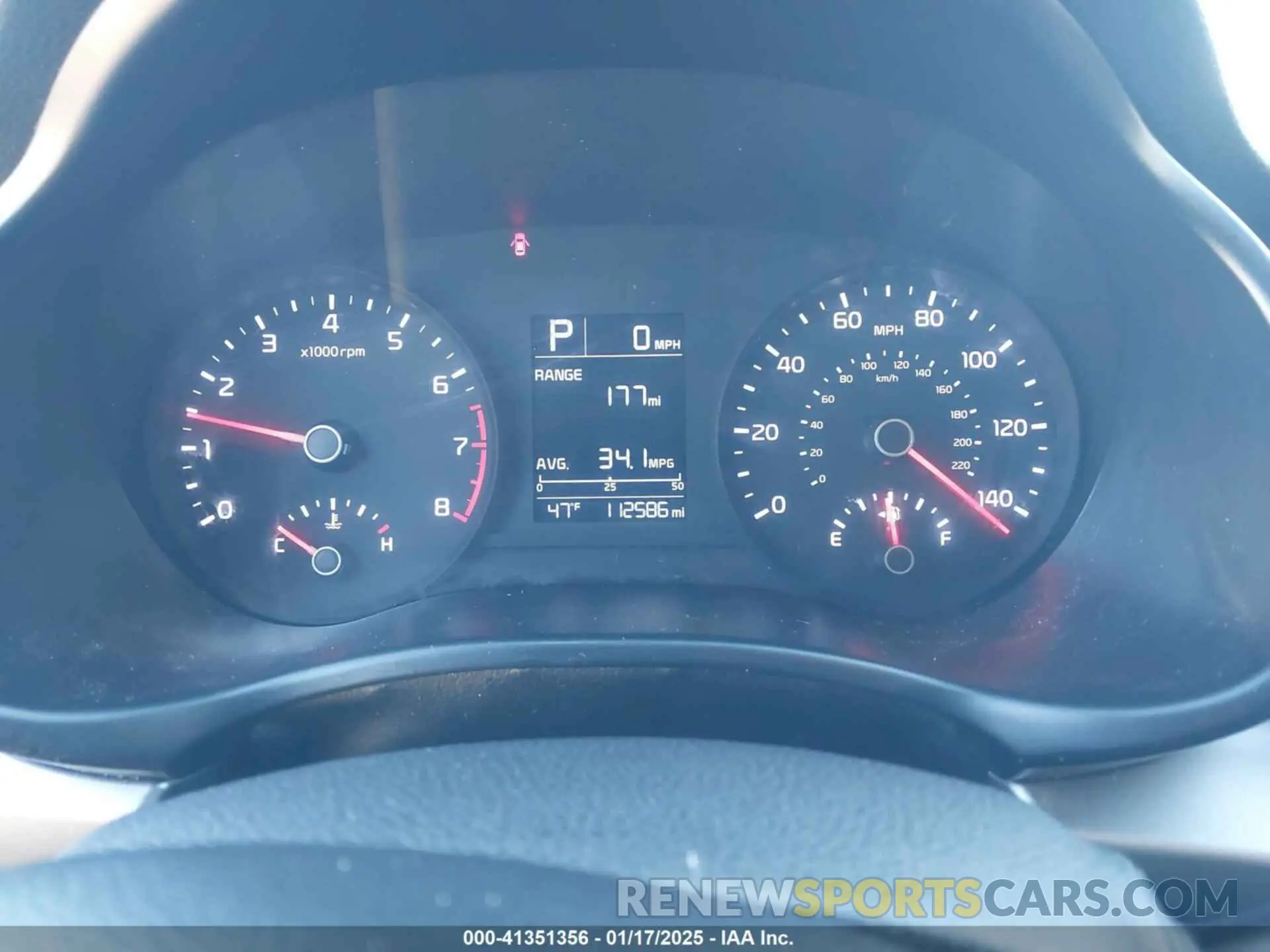 7 Photograph of a damaged car 3KPA24AB0KE214115 KIA RIO 2019