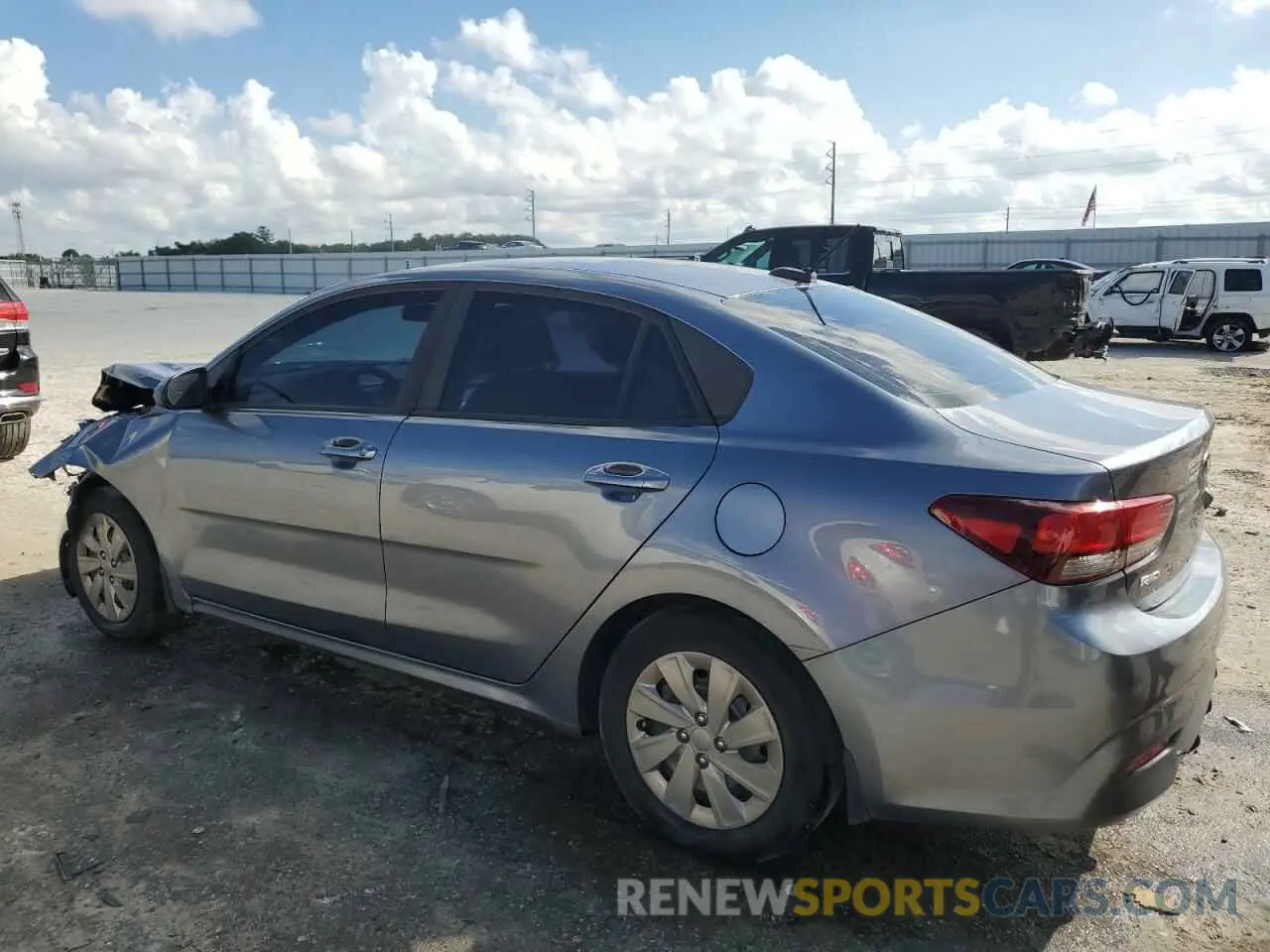 2 Photograph of a damaged car 3KPA24AB0KE217547 KIA RIO 2019