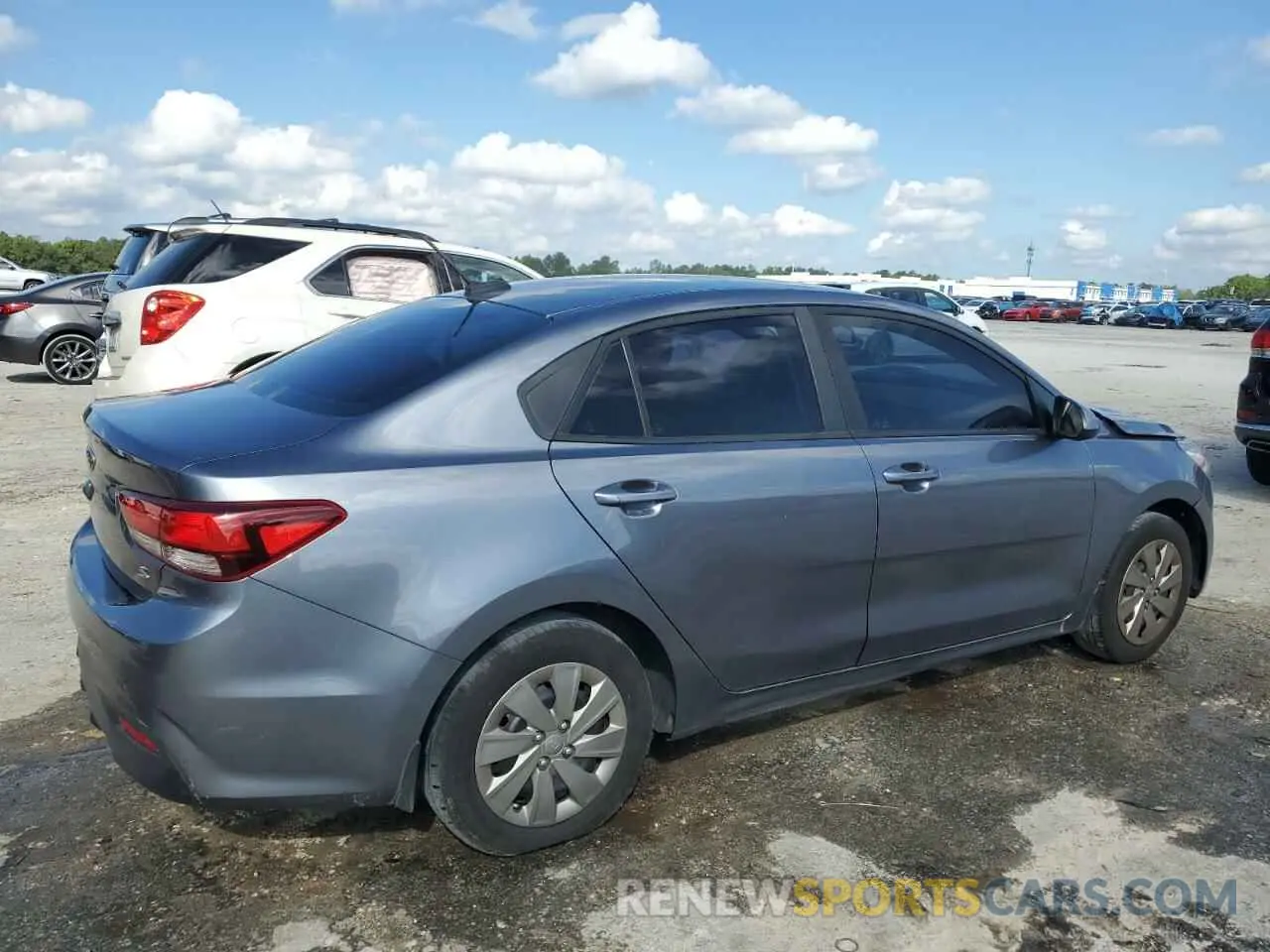 3 Photograph of a damaged car 3KPA24AB0KE217547 KIA RIO 2019