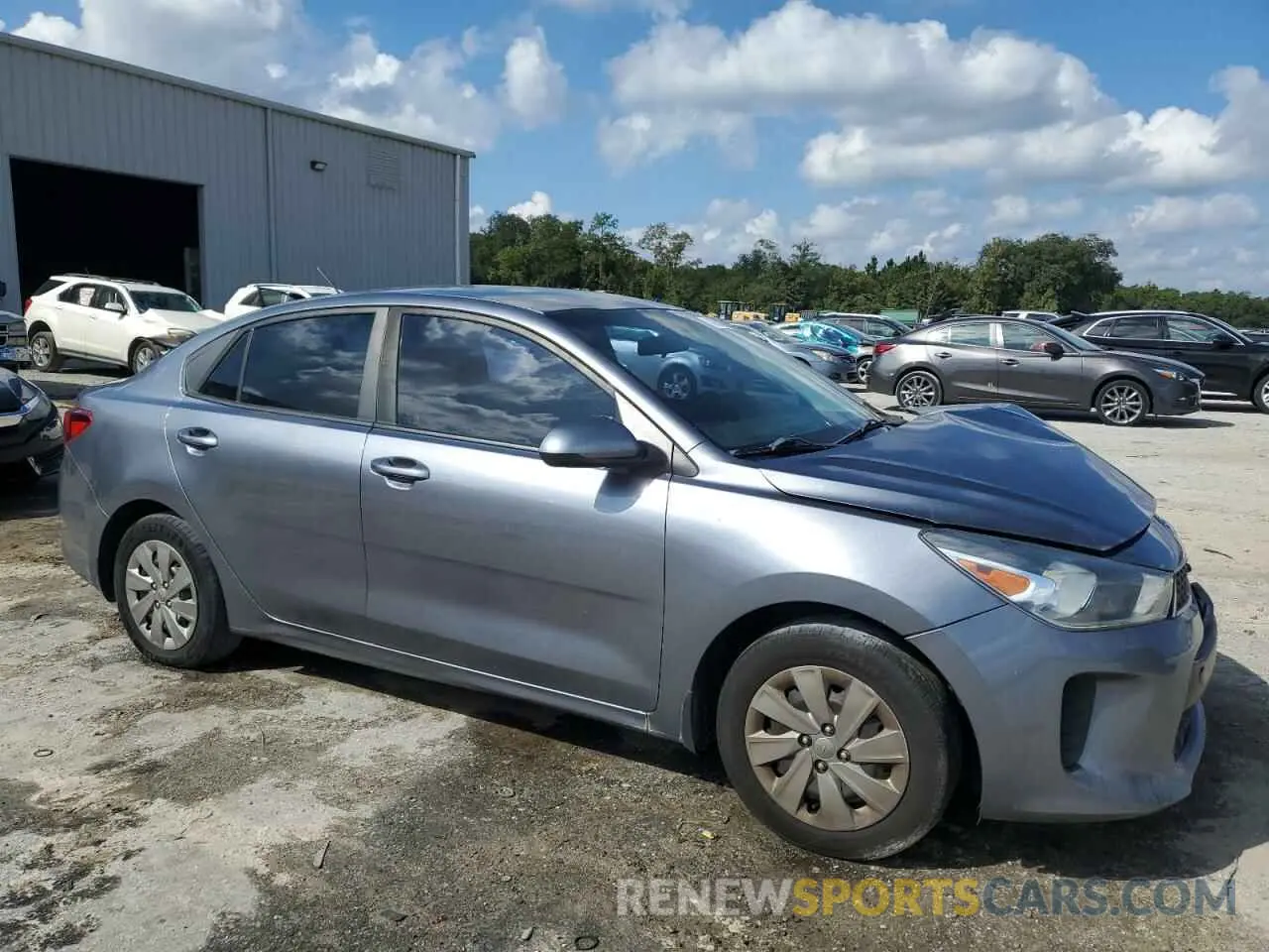4 Photograph of a damaged car 3KPA24AB0KE217547 KIA RIO 2019
