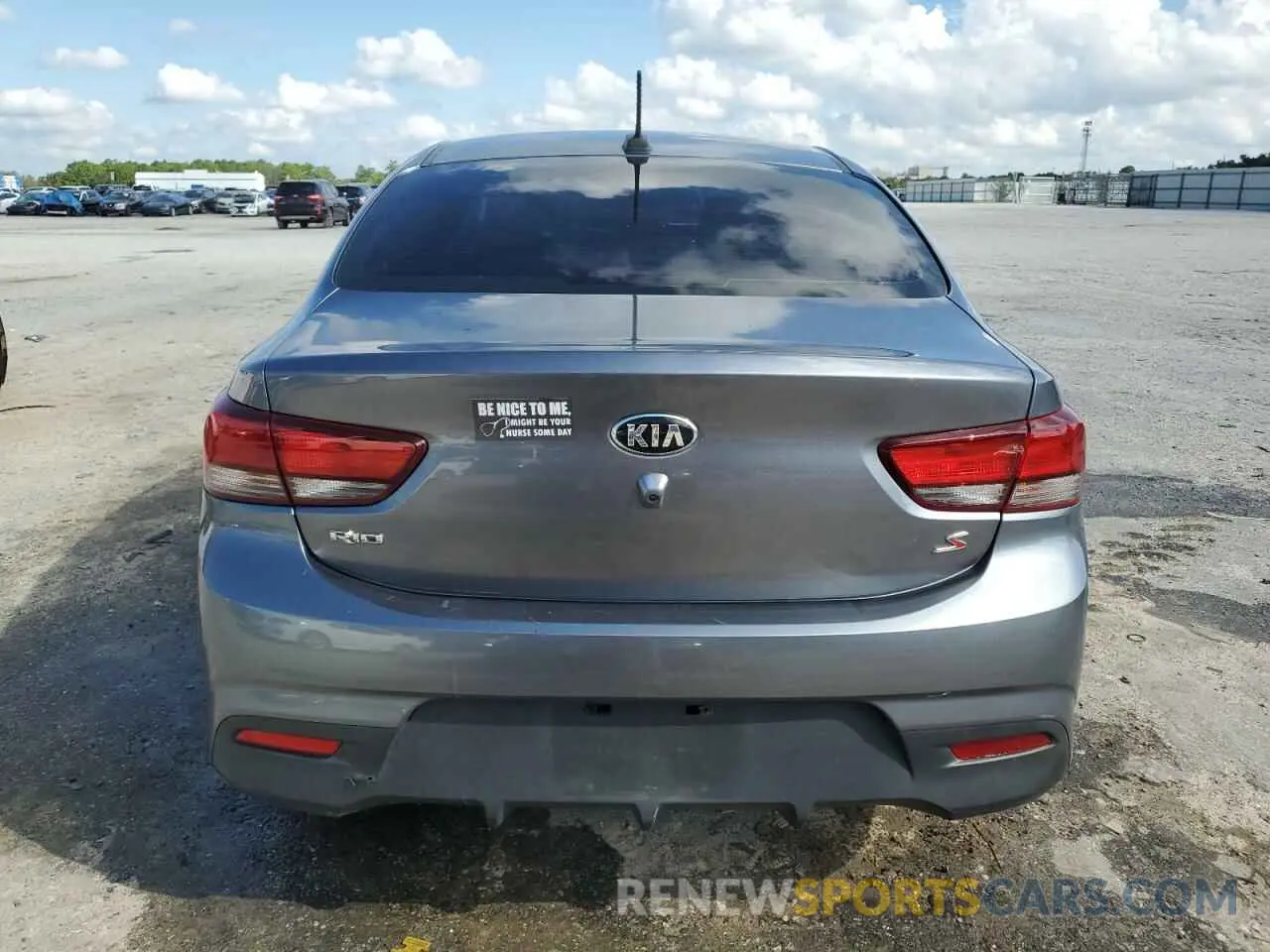 6 Photograph of a damaged car 3KPA24AB0KE217547 KIA RIO 2019