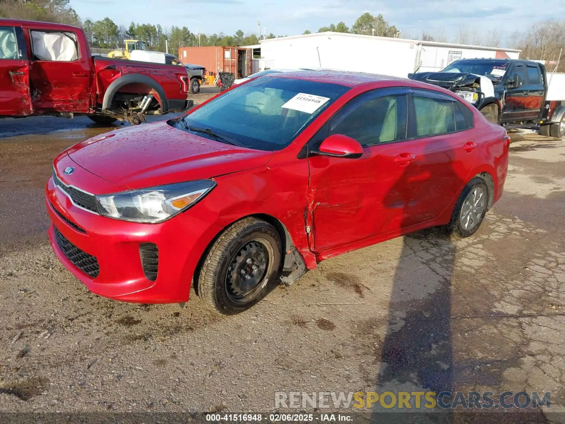 2 Photograph of a damaged car 3KPA24AB1KE157990 KIA RIO 2019