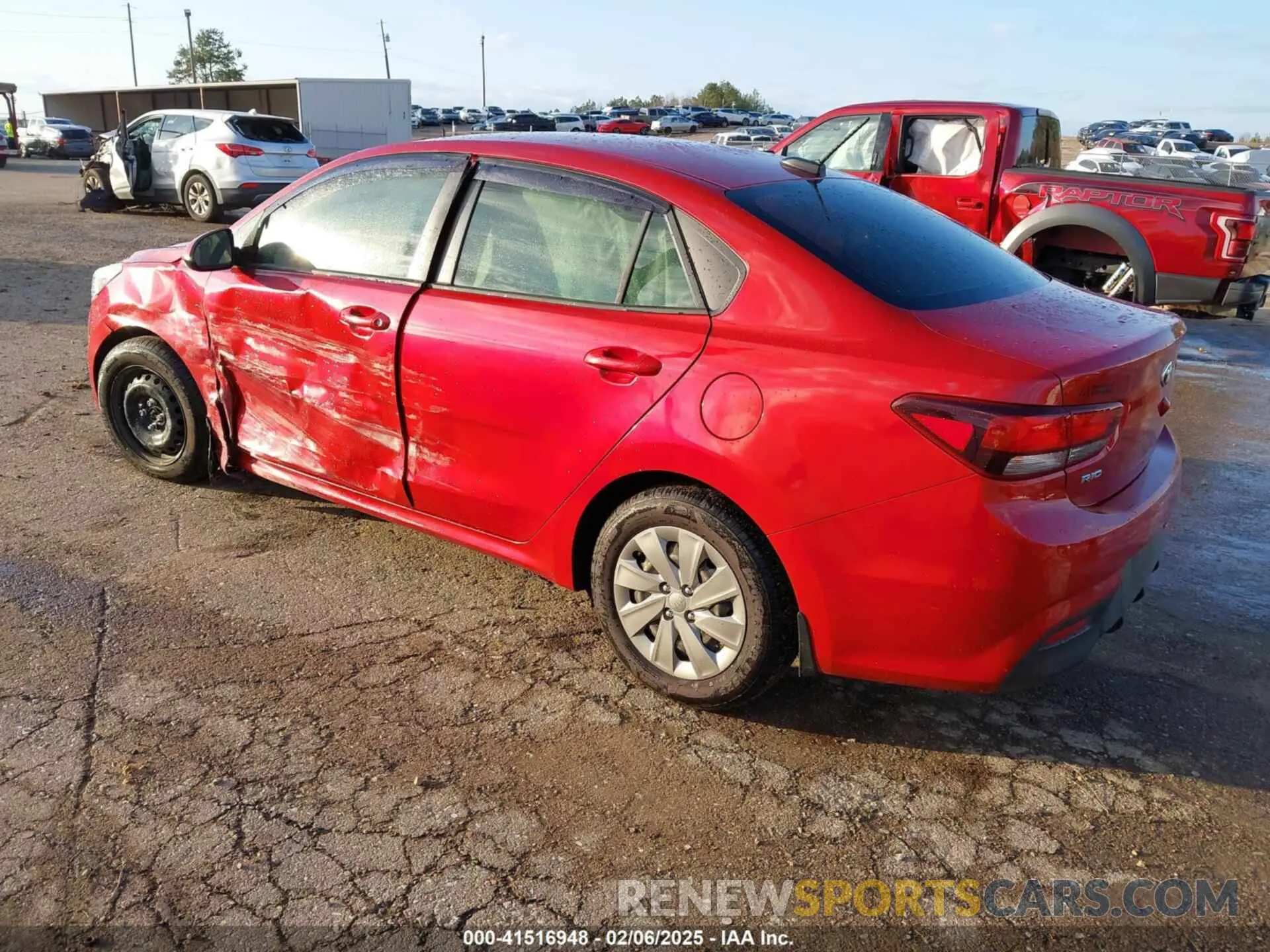3 Photograph of a damaged car 3KPA24AB1KE157990 KIA RIO 2019