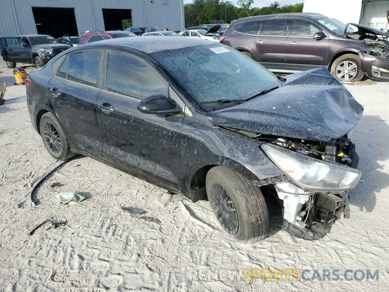 4 Photograph of a damaged car 3KPA24AB1KE160551 KIA RIO 2019