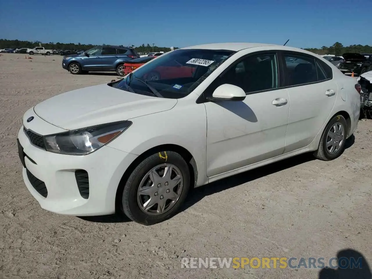 1 Photograph of a damaged car 3KPA24AB1KE165717 KIA RIO 2019