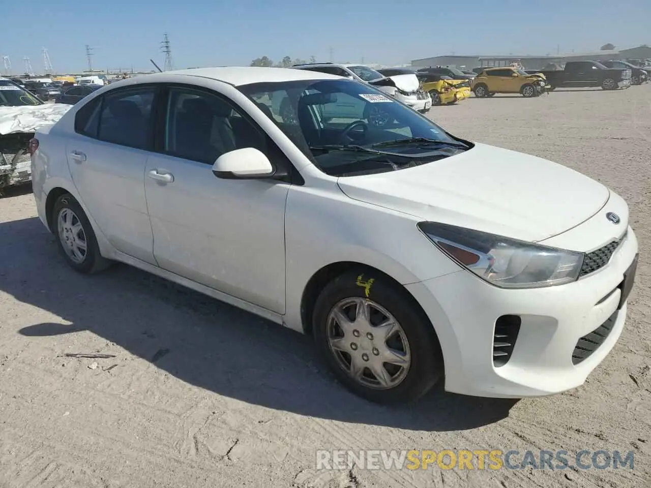 4 Photograph of a damaged car 3KPA24AB1KE165717 KIA RIO 2019