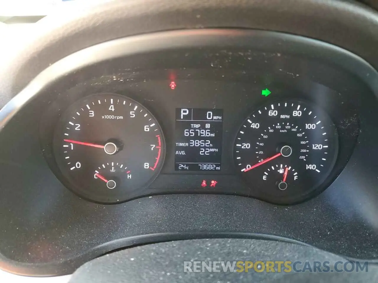 9 Photograph of a damaged car 3KPA24AB1KE165717 KIA RIO 2019