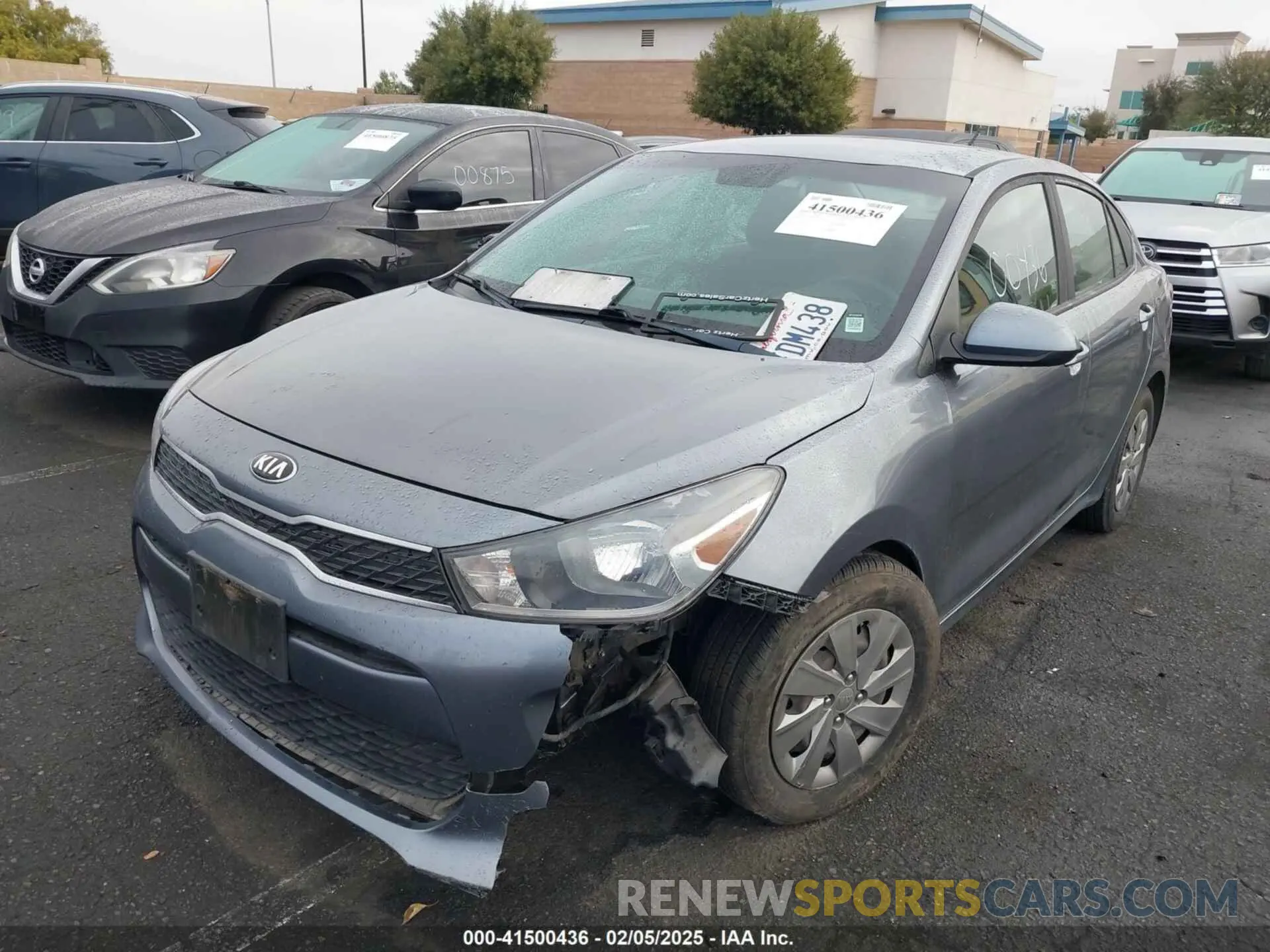 2 Photograph of a damaged car 3KPA24AB1KE166107 KIA RIO 2019